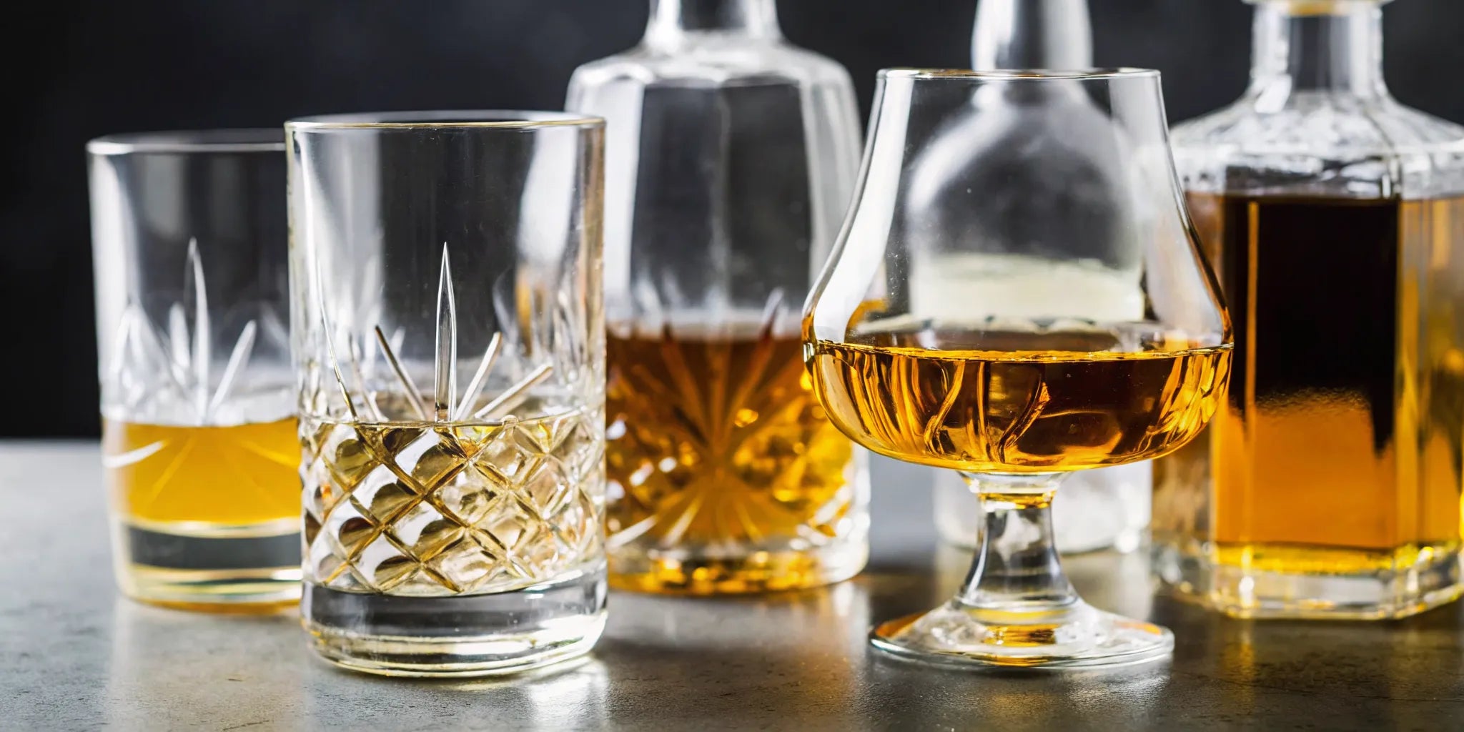 A premium extra añejo tequila gift set with a bottle and elegant glassware.