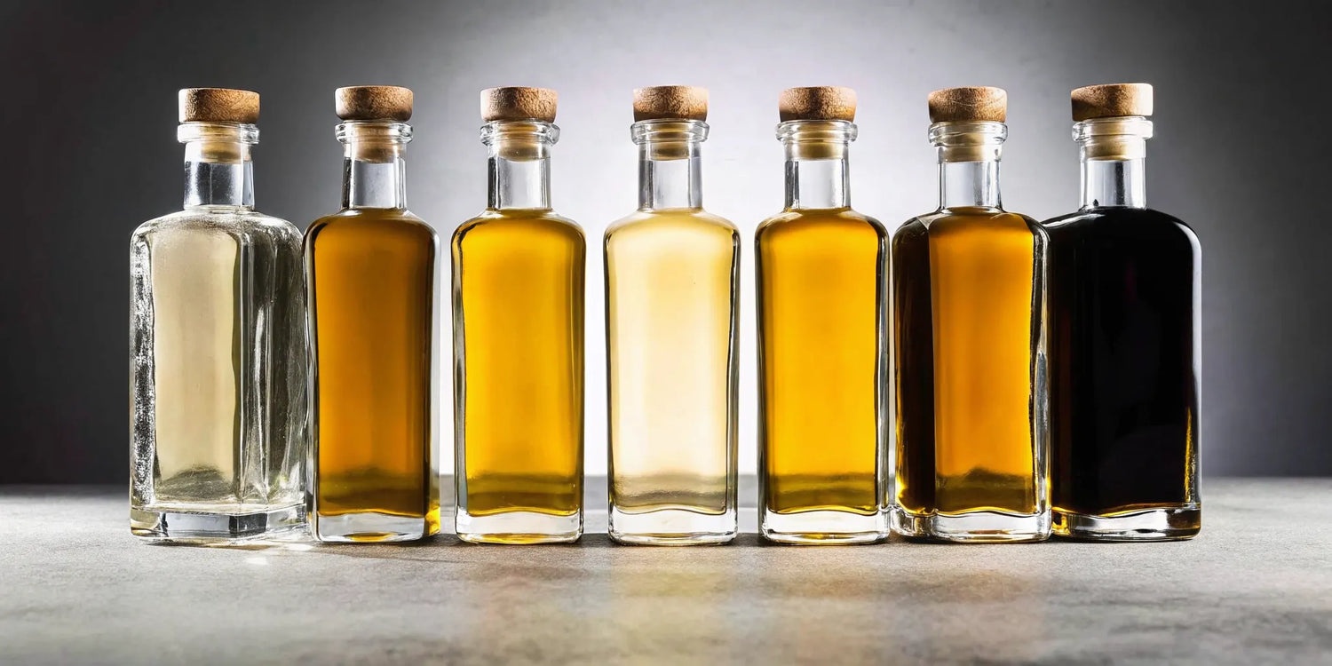 A selection of high end, additive-free tequila bottles.