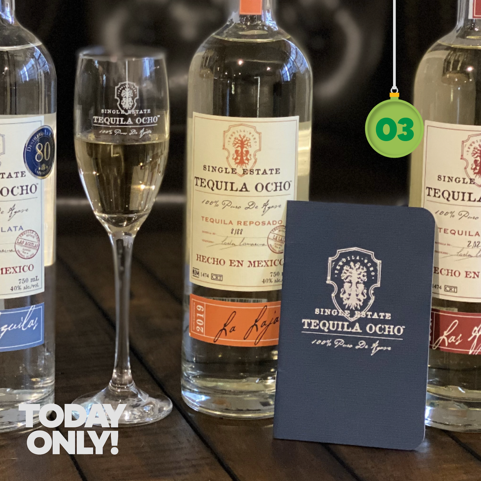 EXPIRED: FREE gift with any purchase of any 2 Tequila Ocho bottles