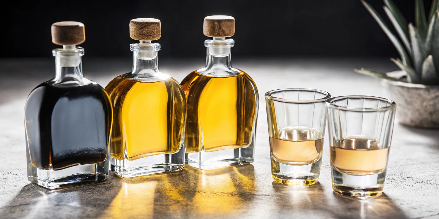 A selection of the best additive-free tequila brands ready for tasting.