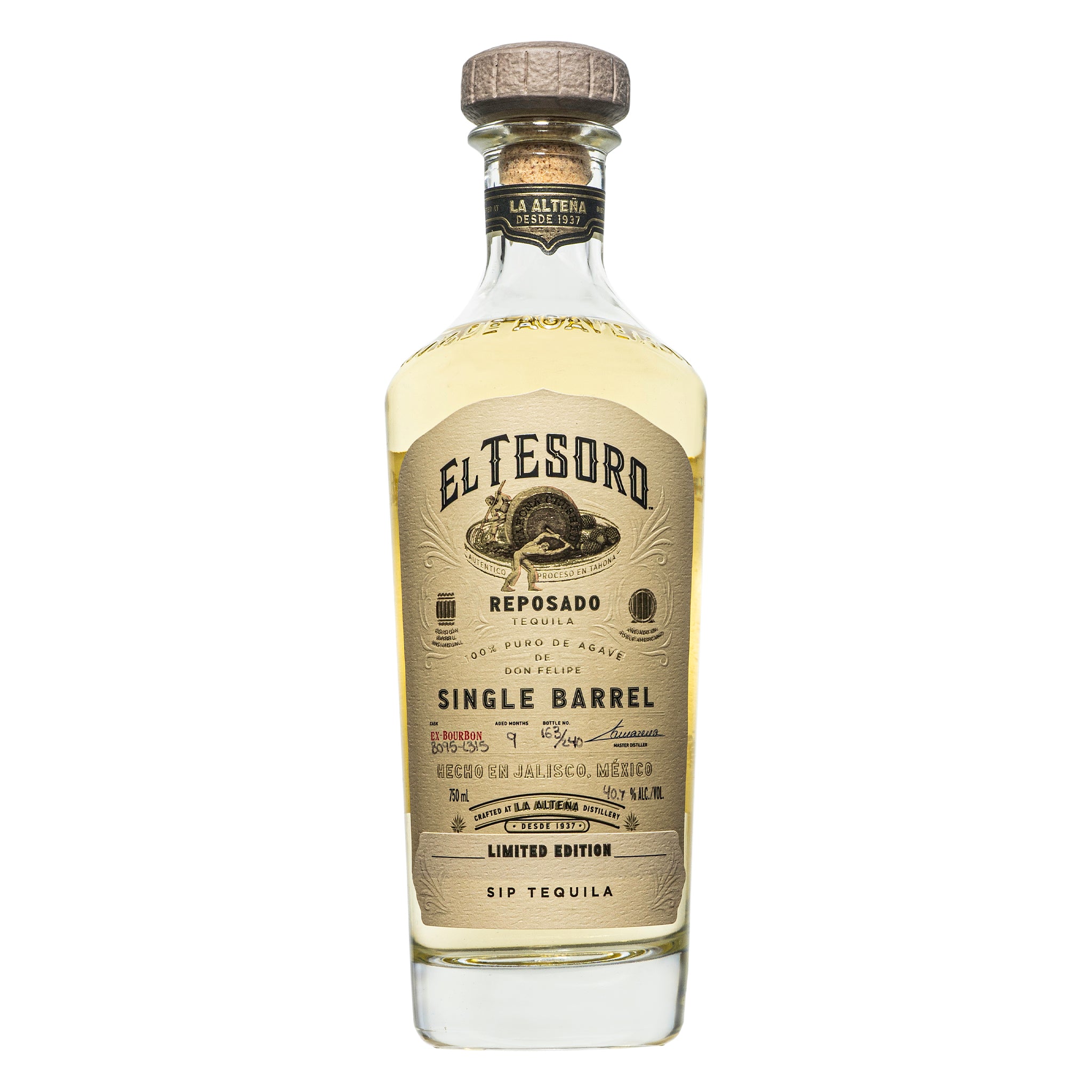 El Tesoro / Sip Tequila Reposado Single Barrel