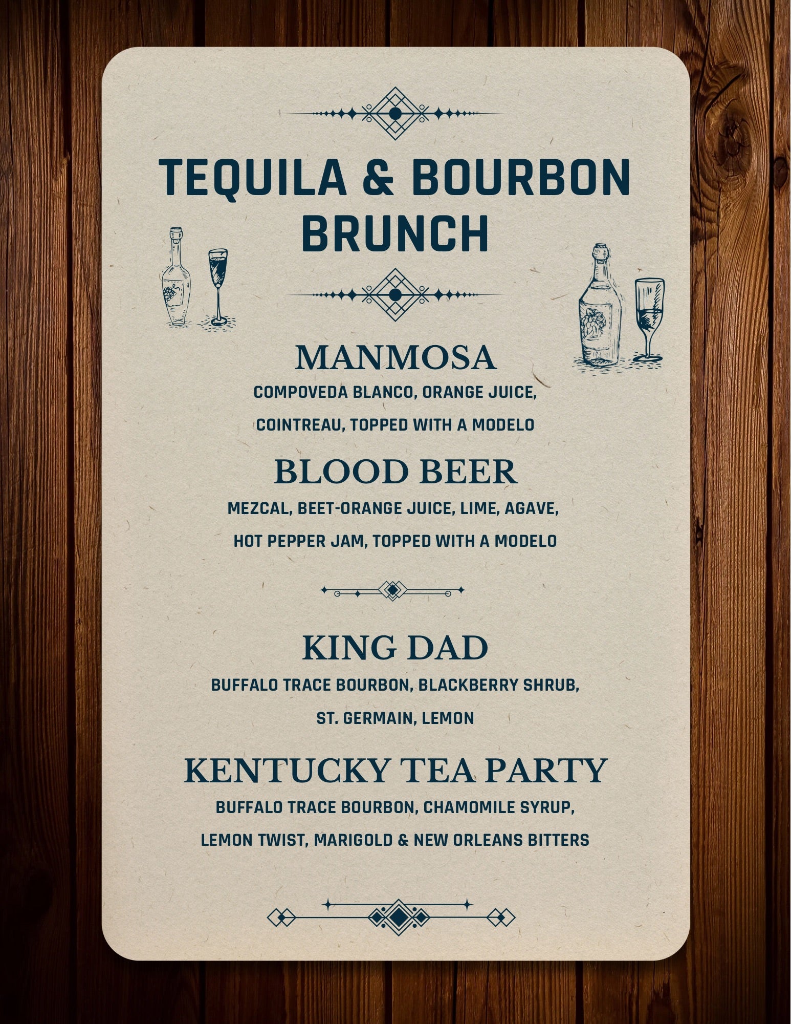 Tequila & Bourbon Brunch