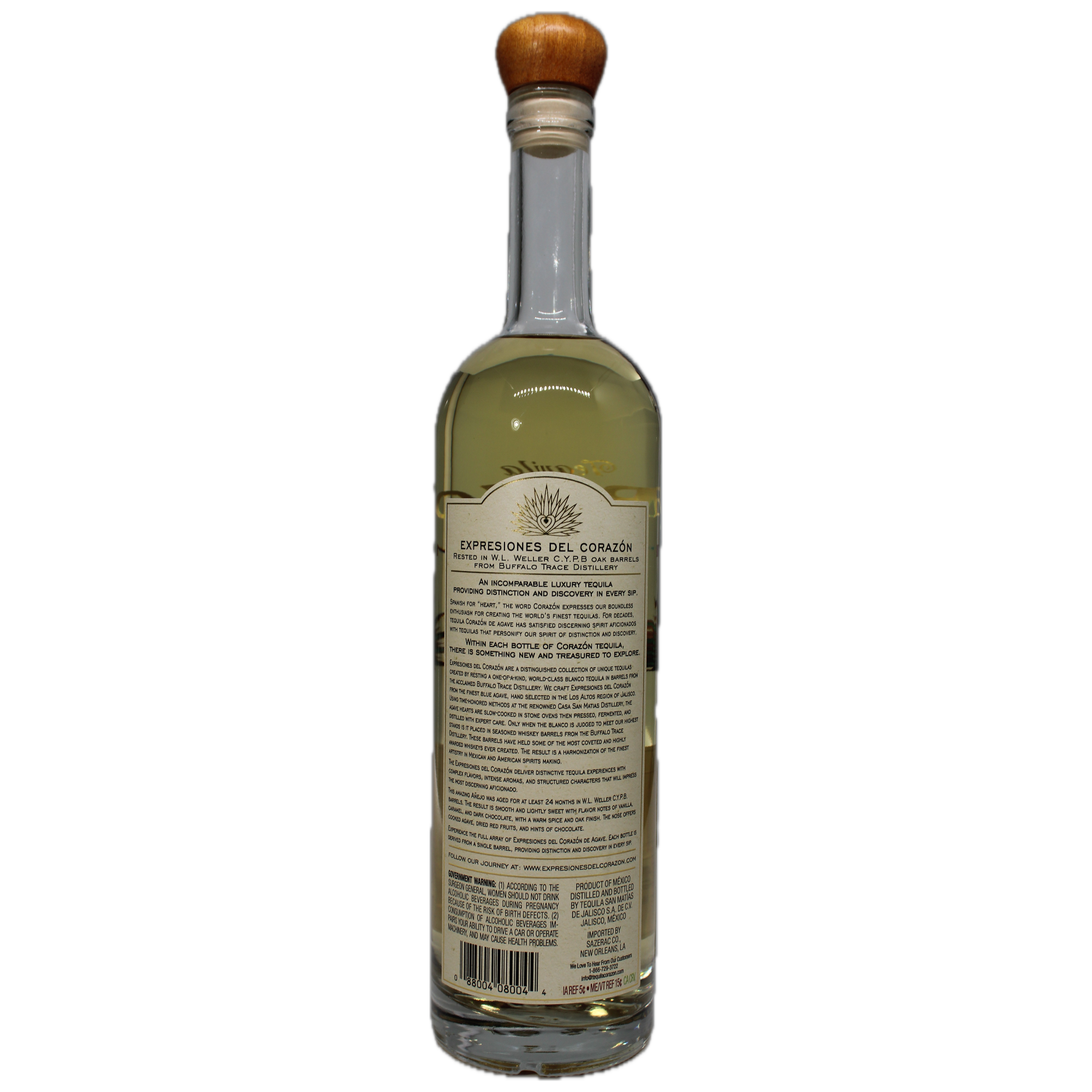 Corazon Expresiones Weller CYPB Anejo Tequila