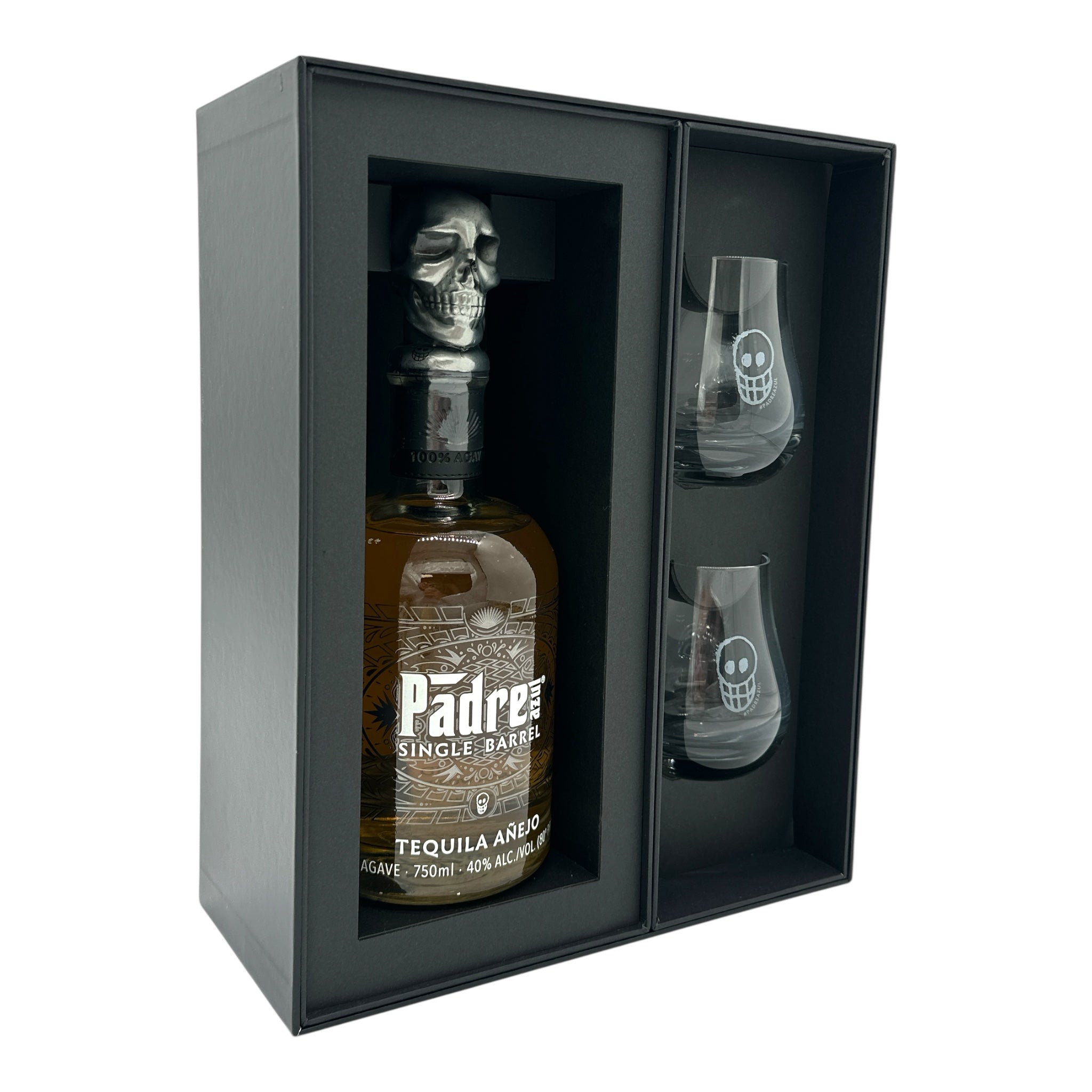 Padre Azul Anejo Single Barrel w/Glasses