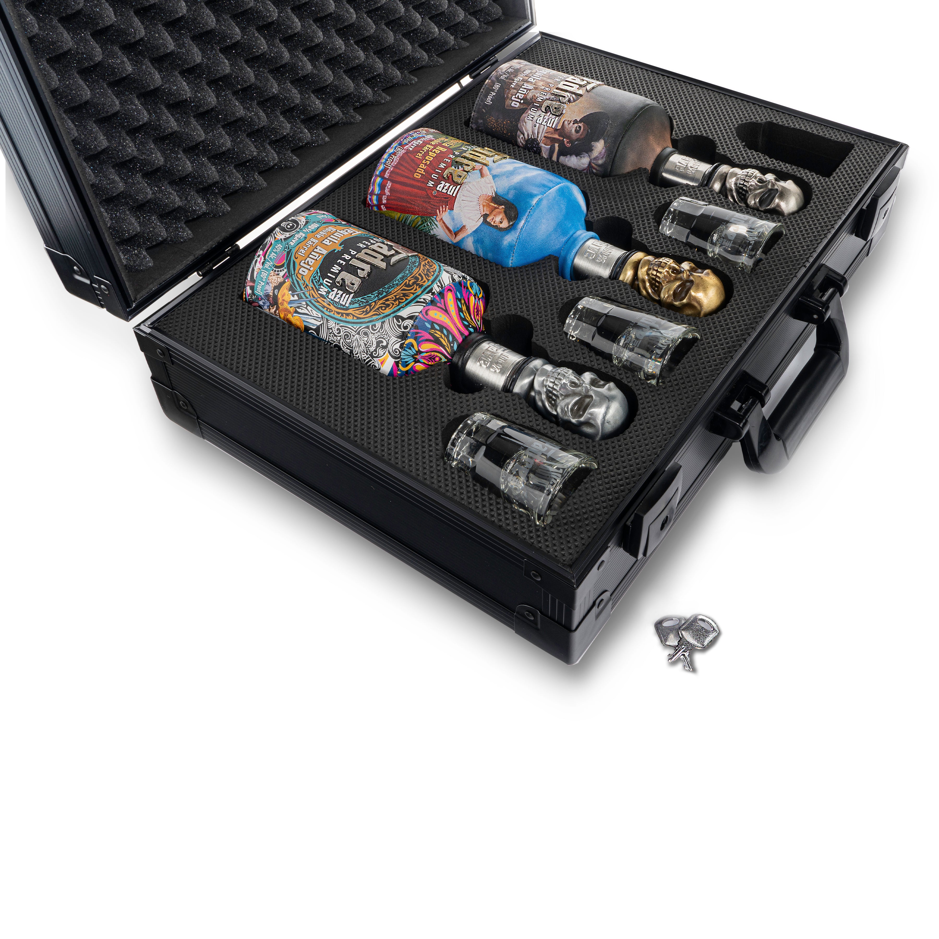 Padre Azul Artist Series 3 Bottle Suitcase