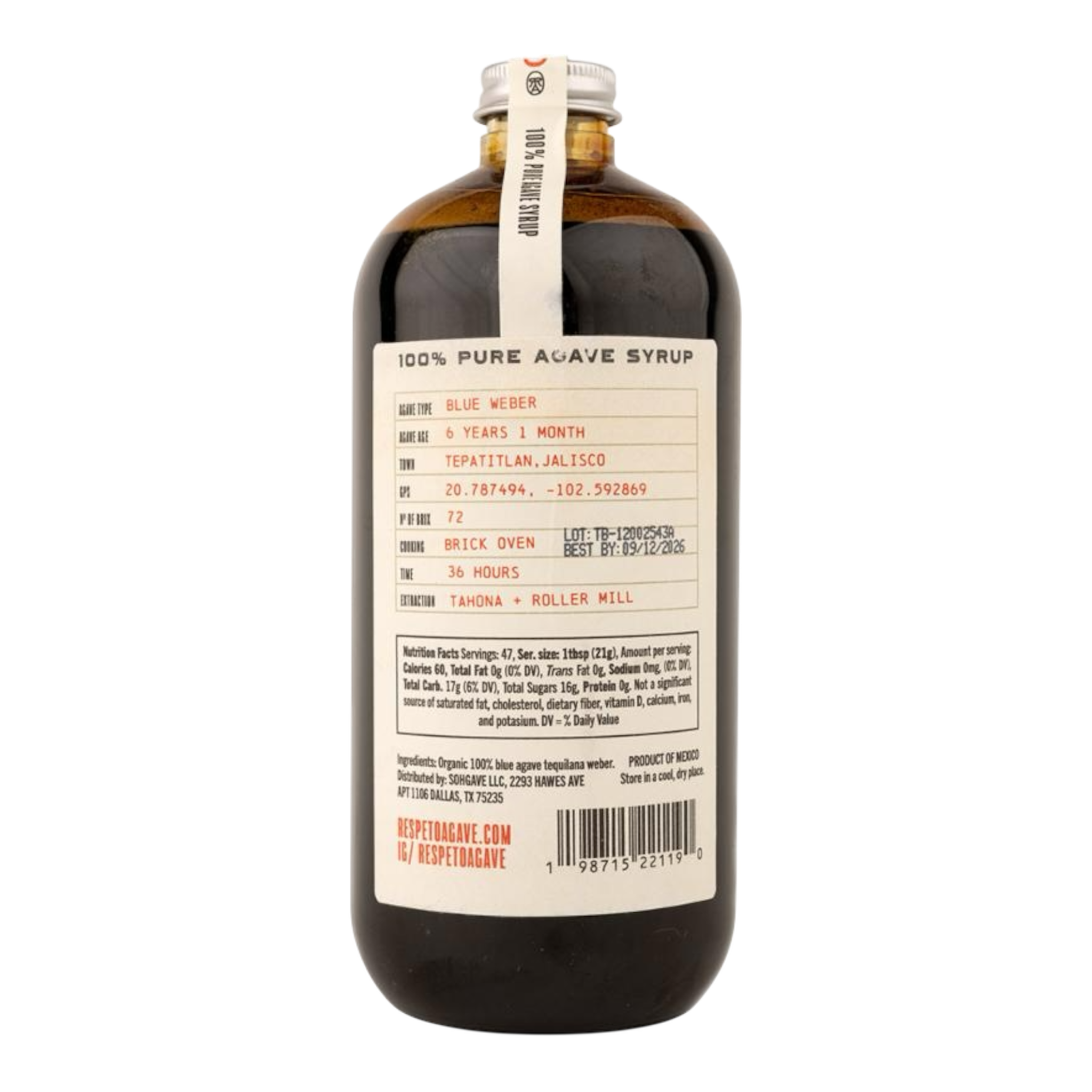 Respeto Artisanal Agave Syrup