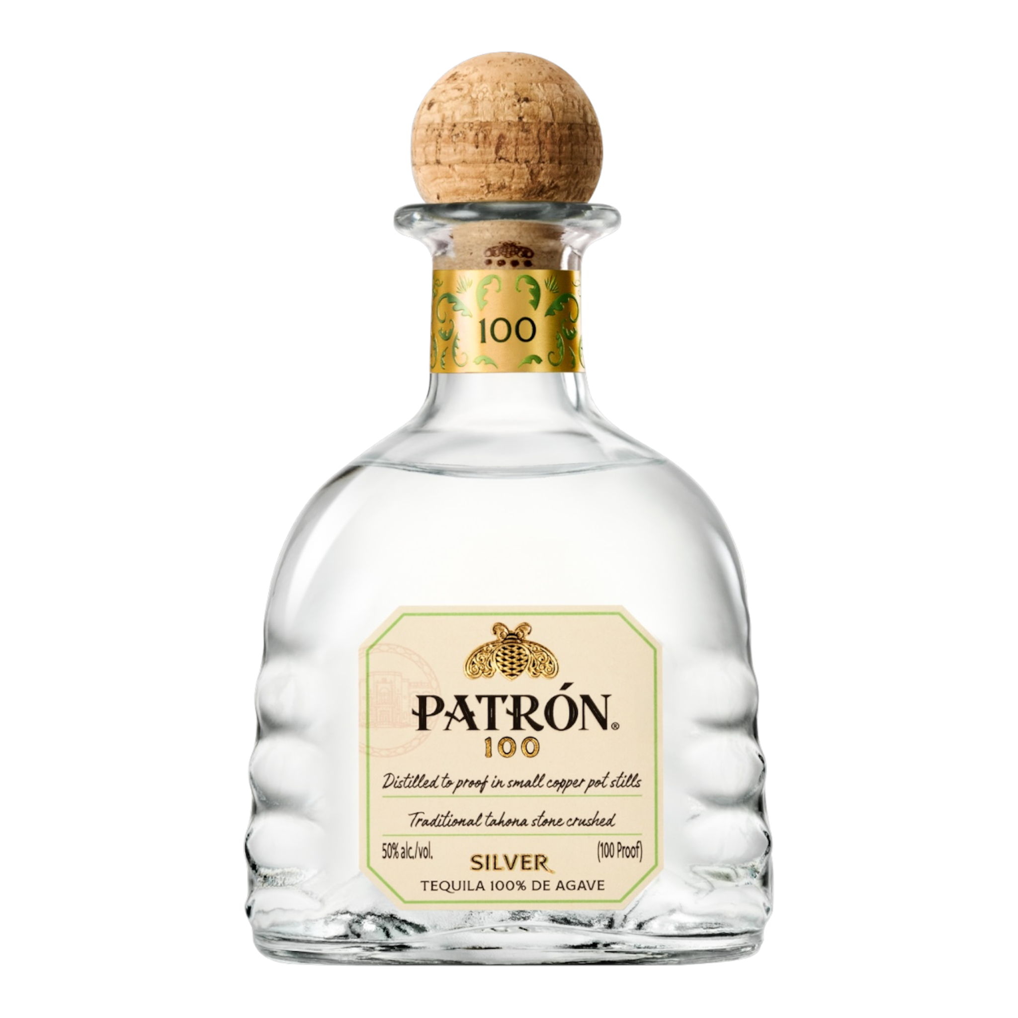 Patron 100 Tahona Silver Tequila