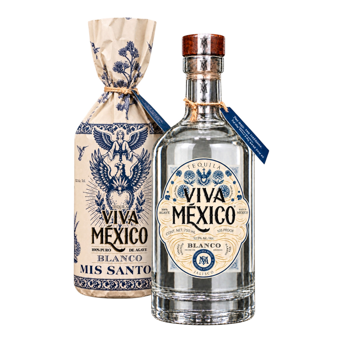 Viva Mexico Mis Santos Blanco Tequila