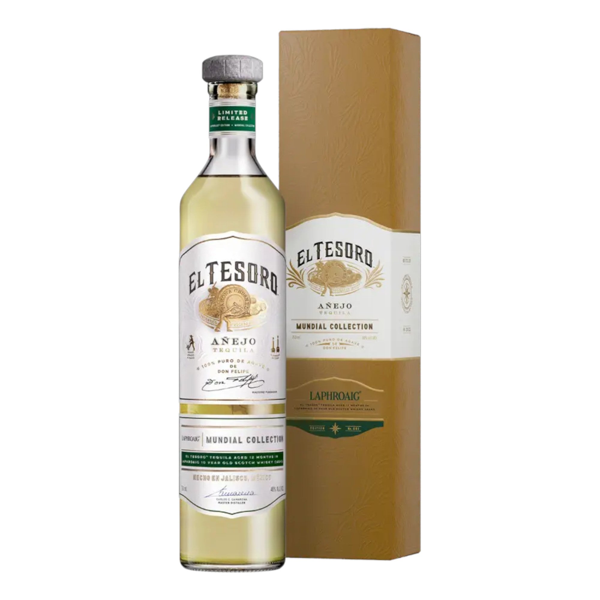 El Tesoro Mundial Collection Laphroaig Edition Anejo Tequila