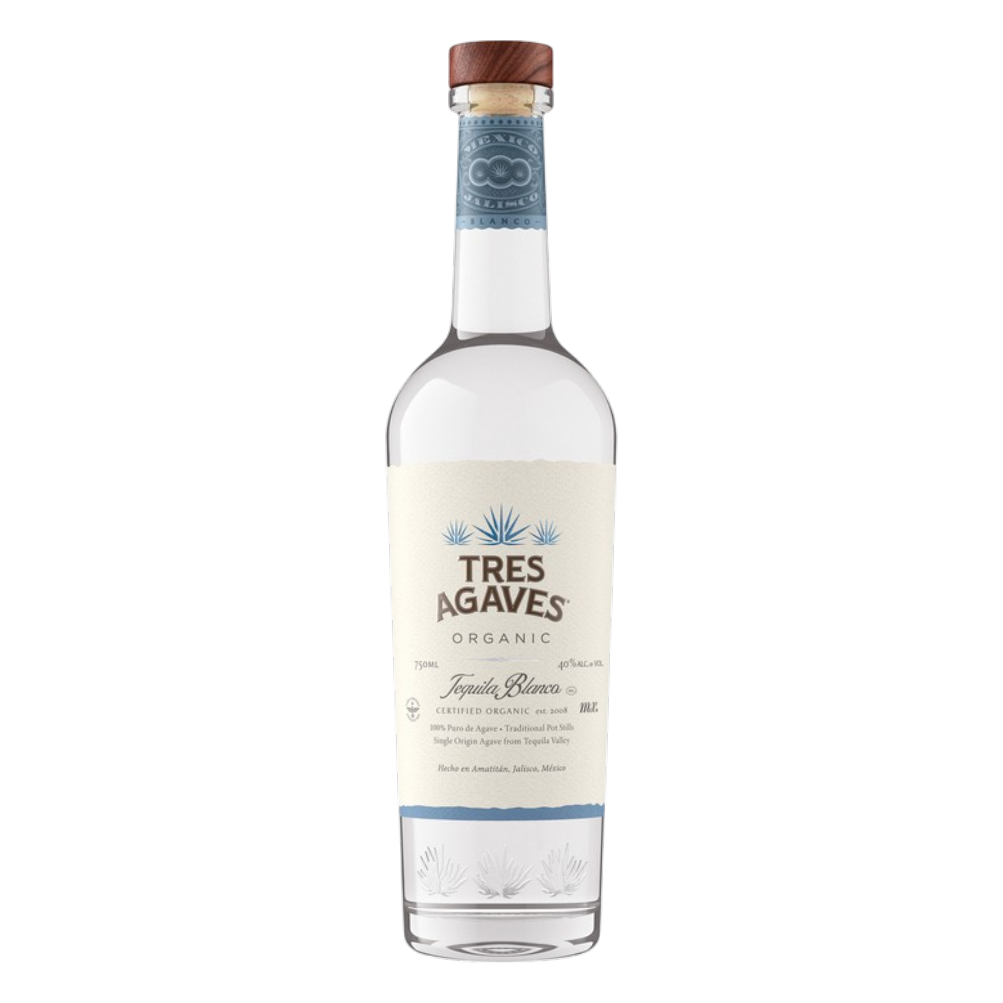 Tres Agaves Blanco Tequila – Organic 100% Agave