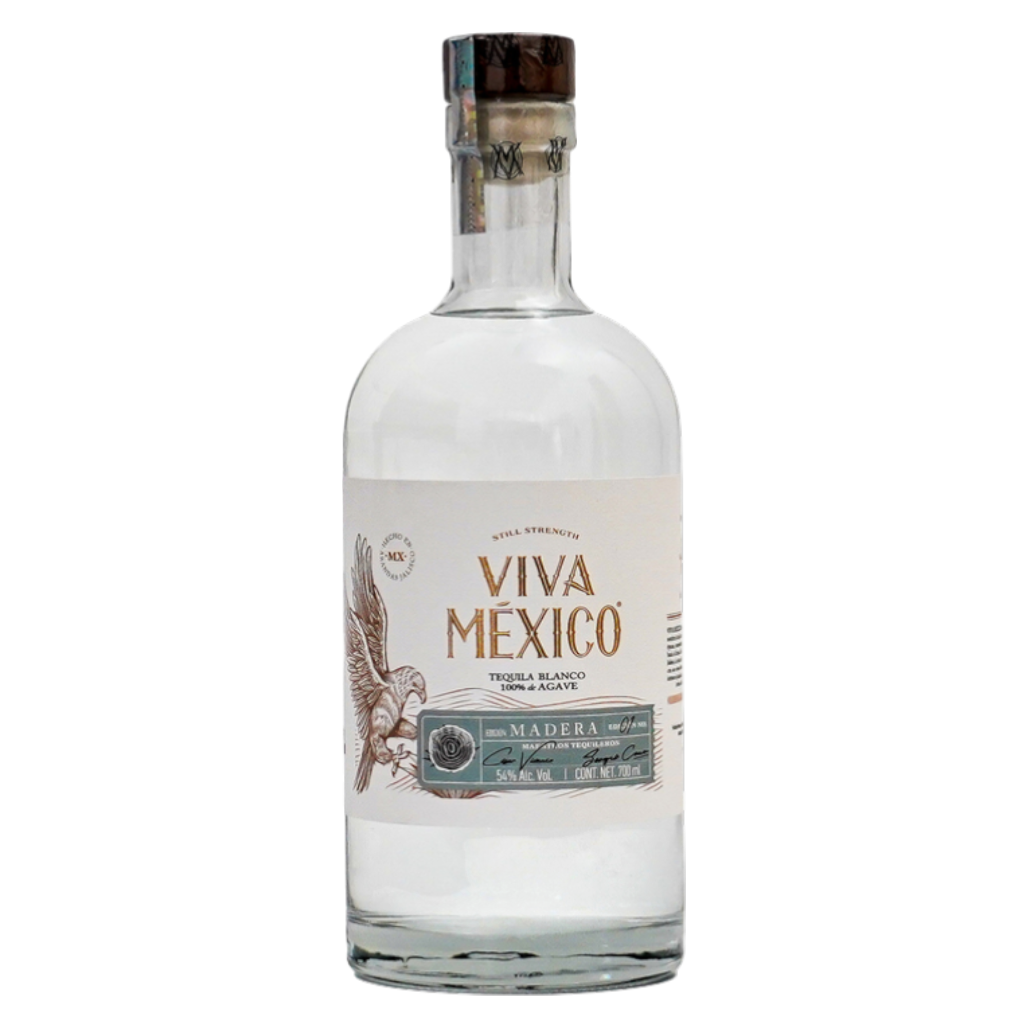 Viva Mexico Madera Blanco Tequila – High Proof, Additive-Free