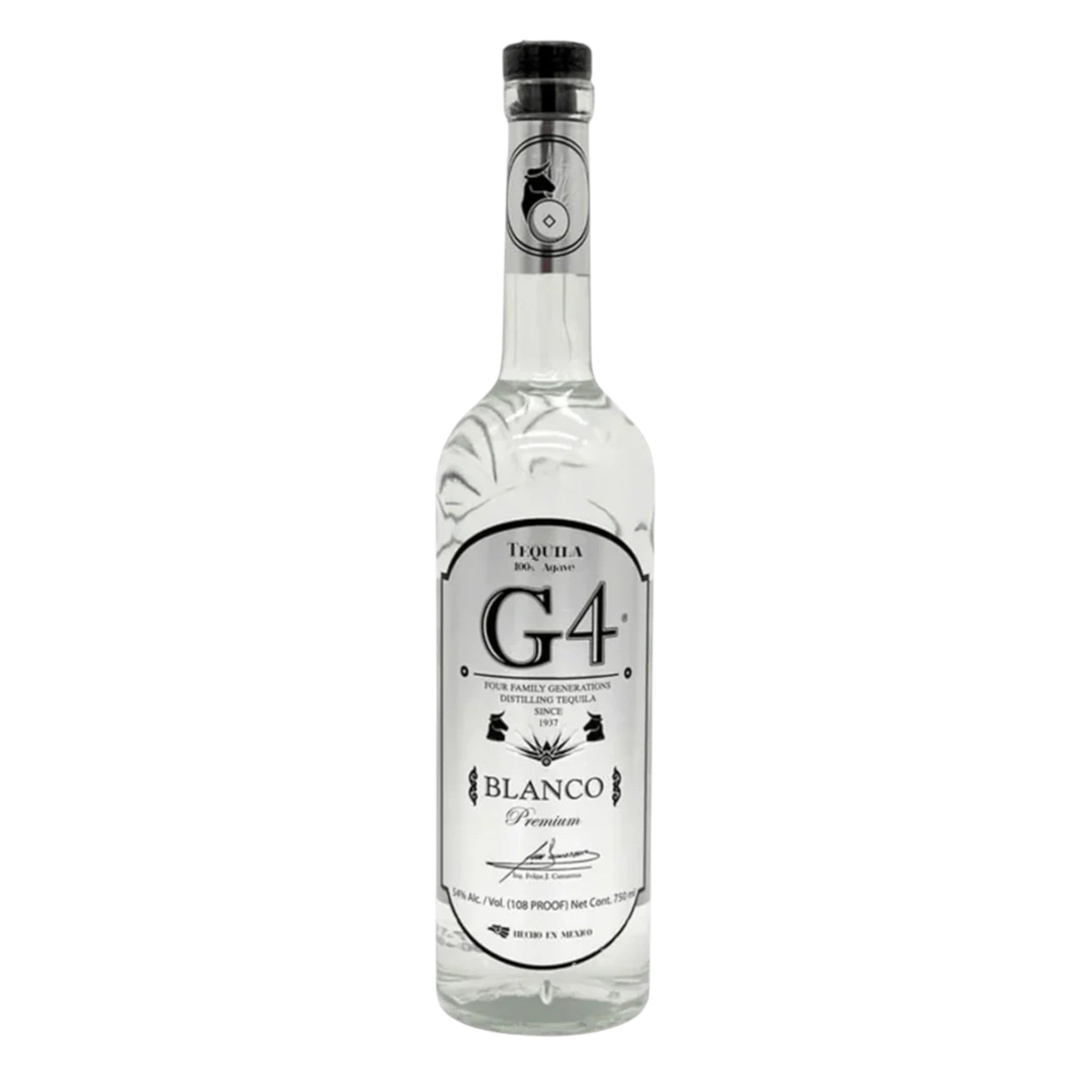 G4 Blanco High Proof Tequila 750ml