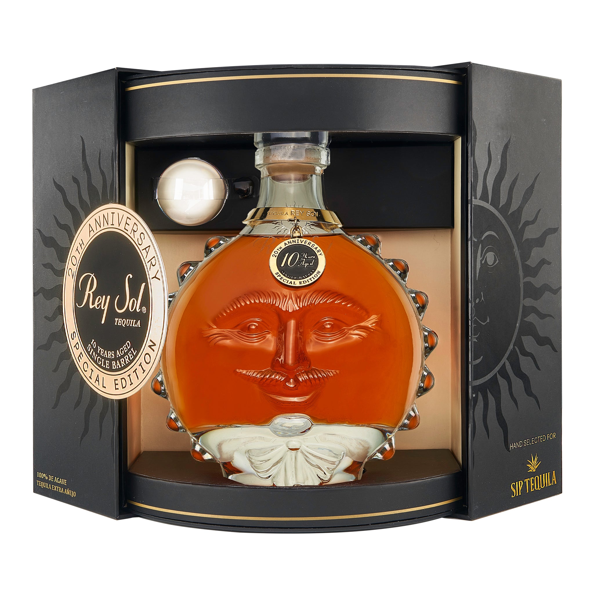 Rey Sol / Sip Tequila 10 Year Extra Anejo Single Barrel