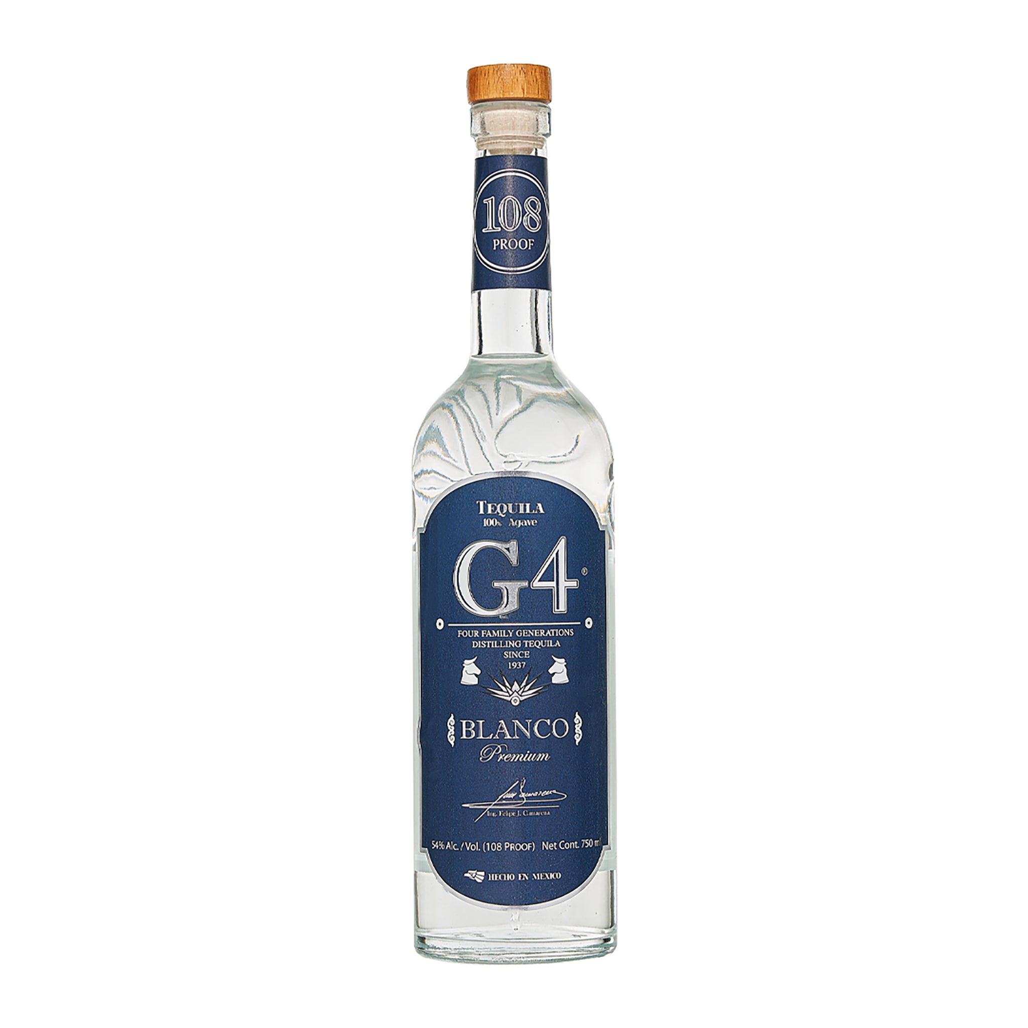 G4 Blanco High Proof Tequila 750ml