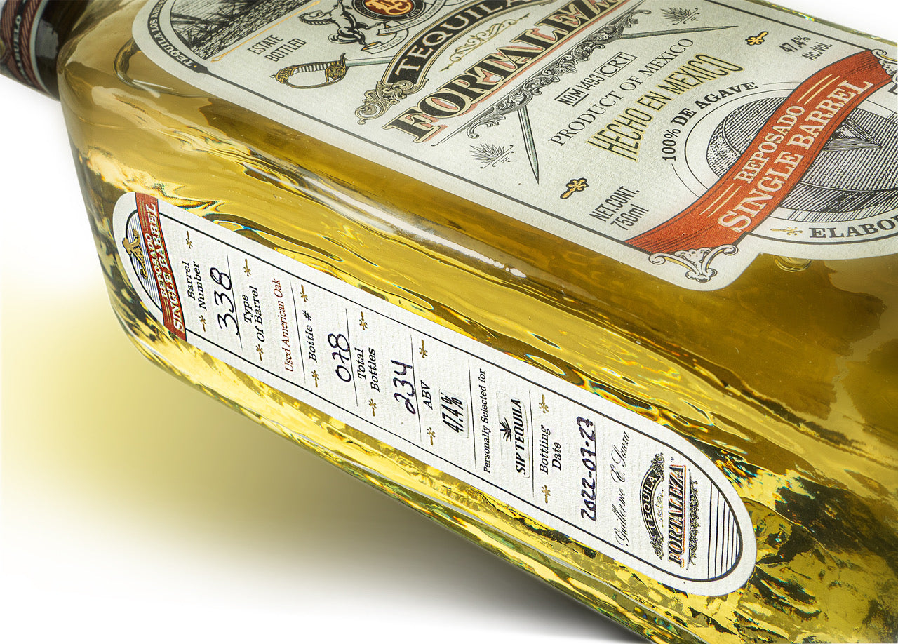 Fortaleza / Sip Tequila Single Barrel Reposado