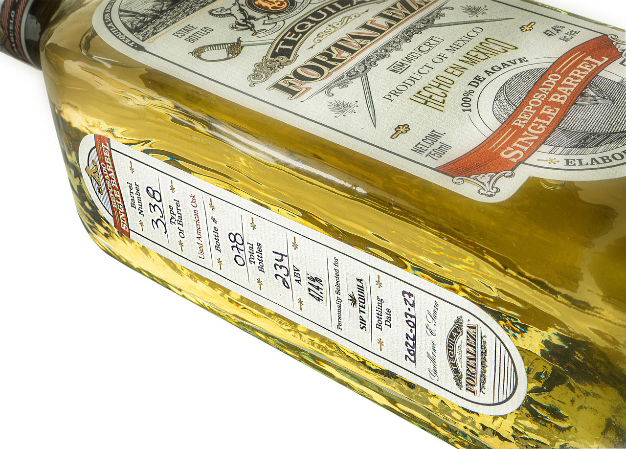 Fortaleza / Sip Tequila Single Barrel Reposado