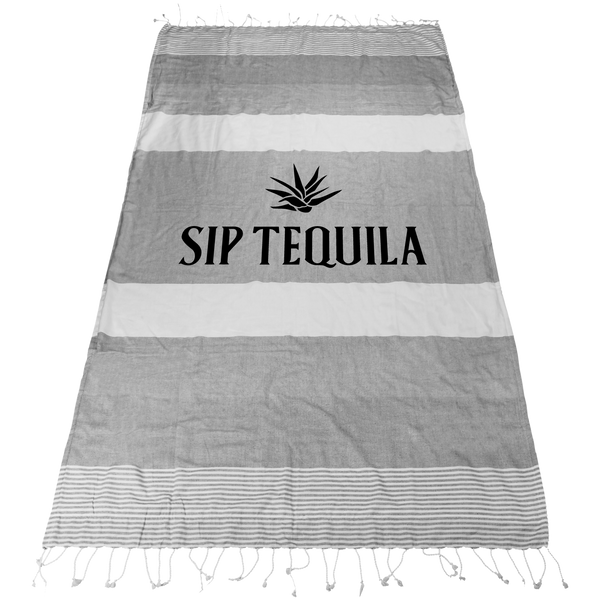 Sip Tequila Turkish Beach Towel