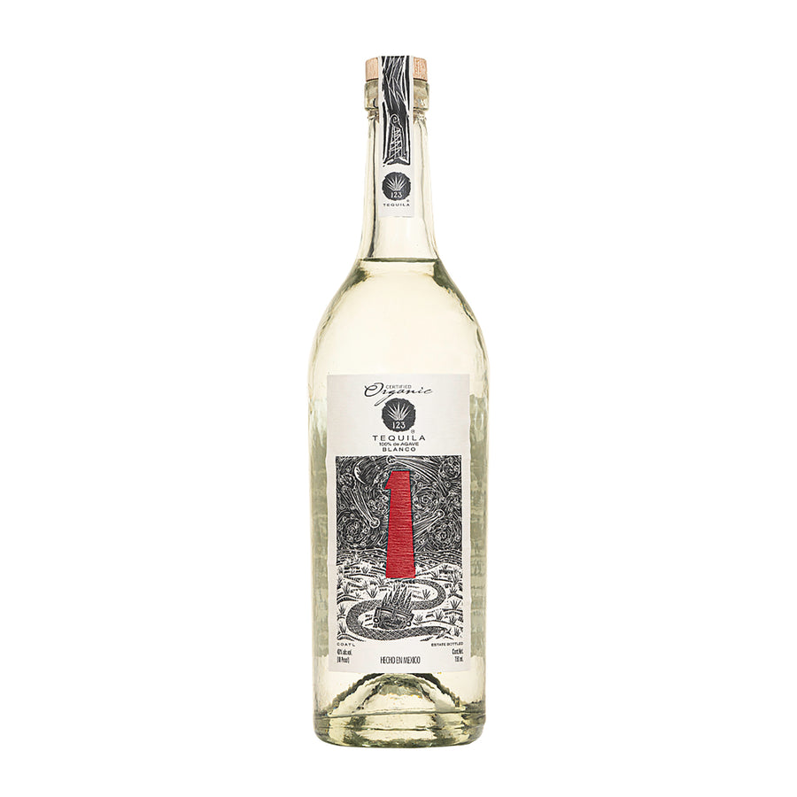 123 Organic Tequila Blanco Uno | Certified Organic Blanco Tequila