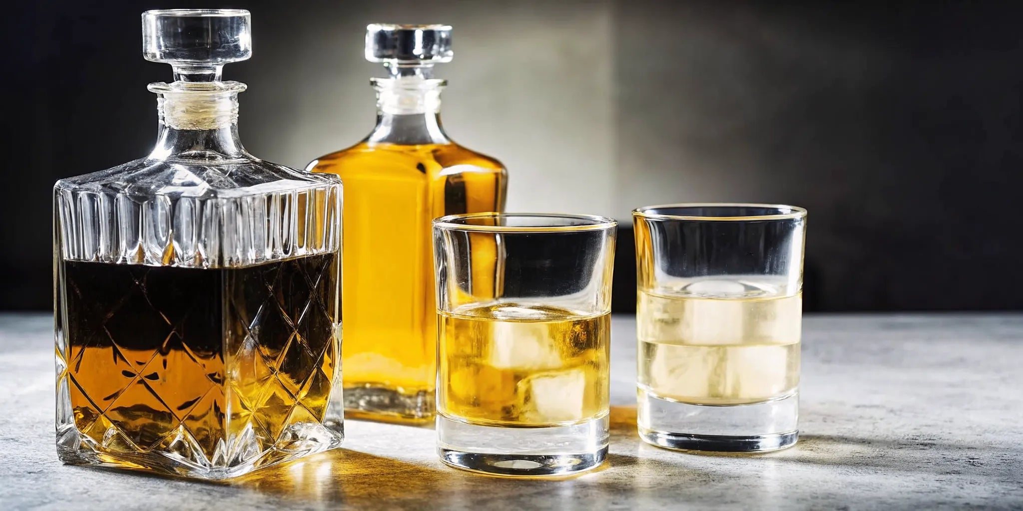 Two glasses of the best sipping tequila, a top recommendation from Reddit.