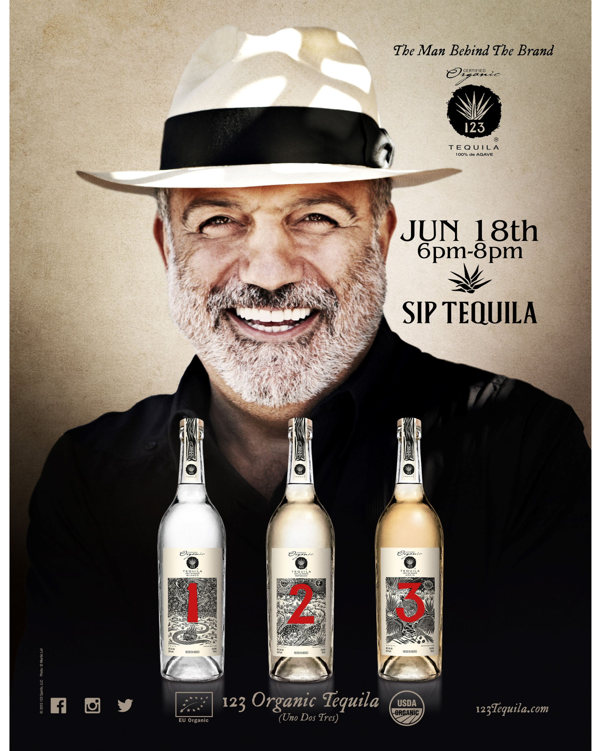 123 Organic Tequila Brand Showcase with David Ravandi, Master Distiller