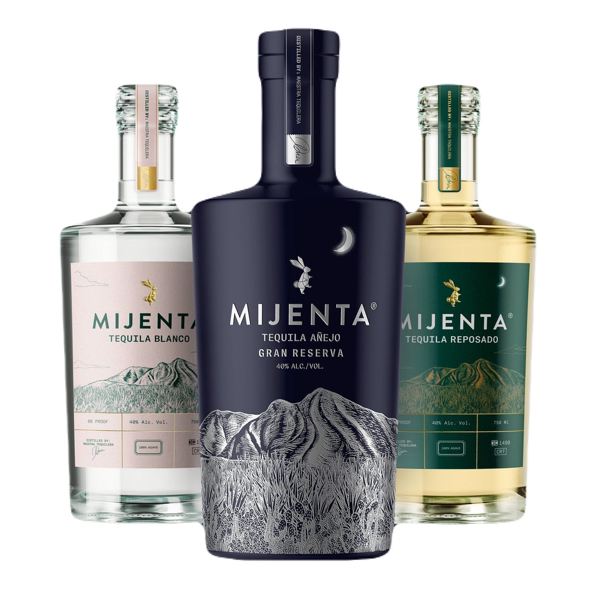 Mijenta 3 Pack Family Collection | Blanco, Reposado & Anejo