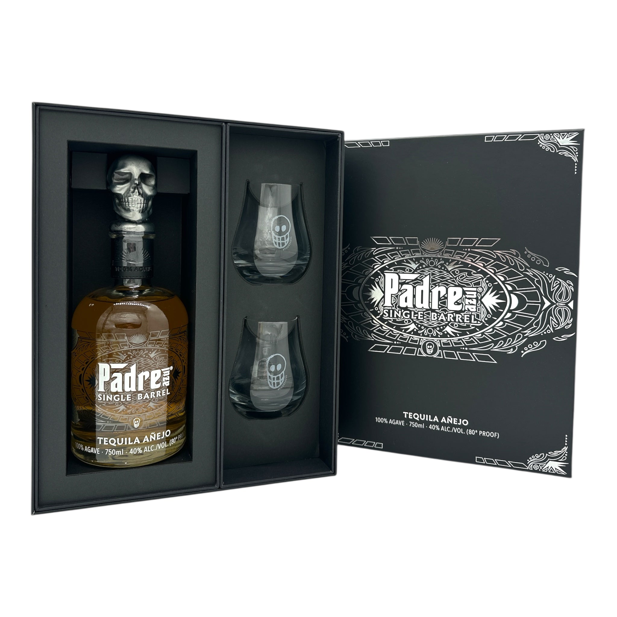 Padre Azul Anejo Single Barrel w/Glasses