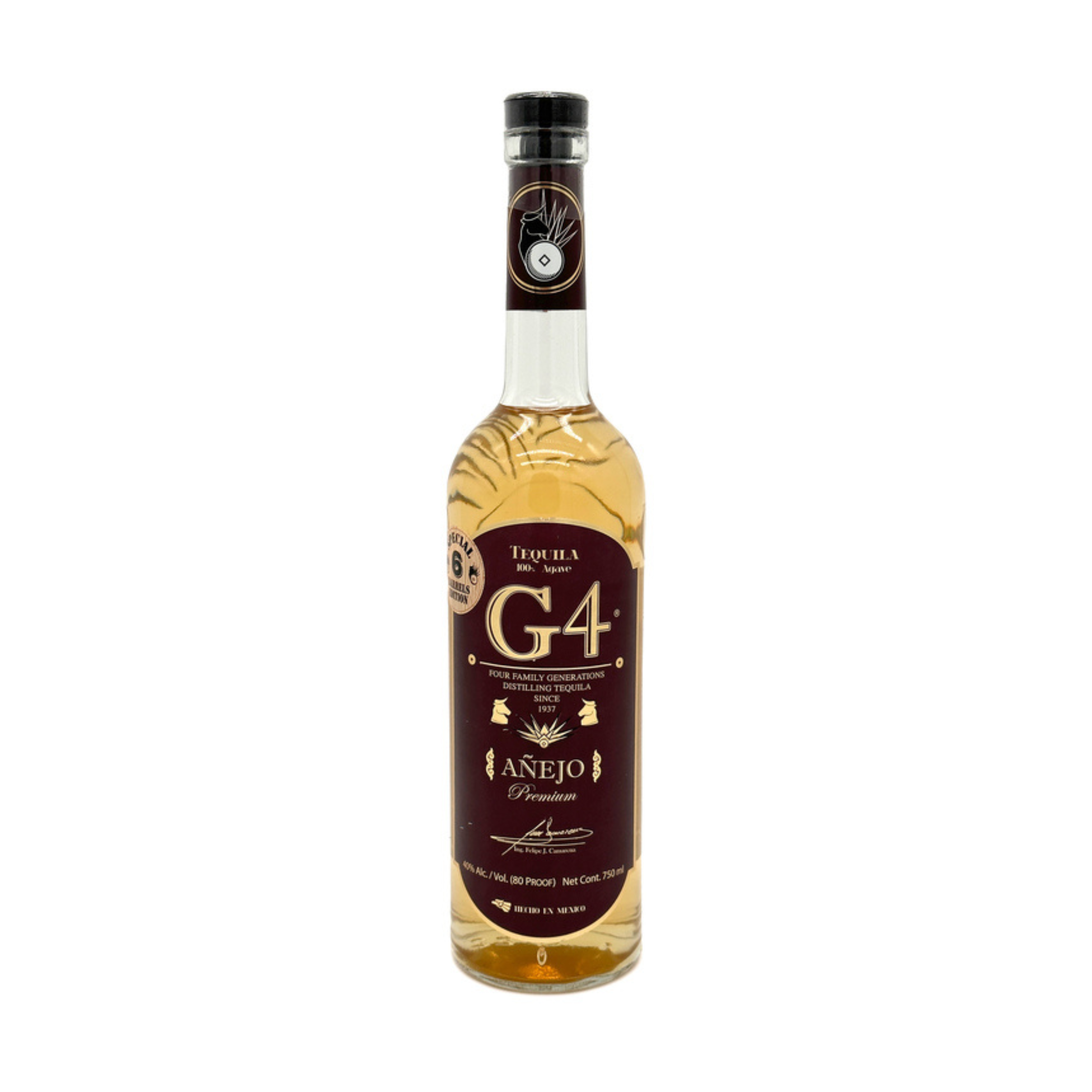 G4 Tequila Anejo Special 6 Barrels Edition