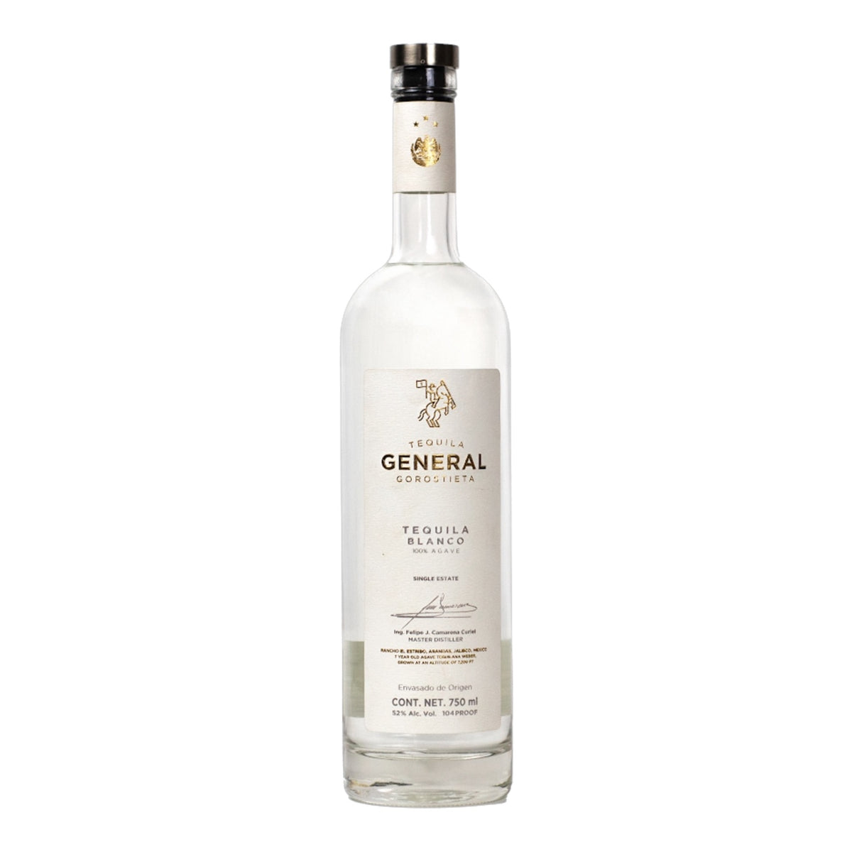 General Gorostieta El Pandillo High Proof Blanco Tequila