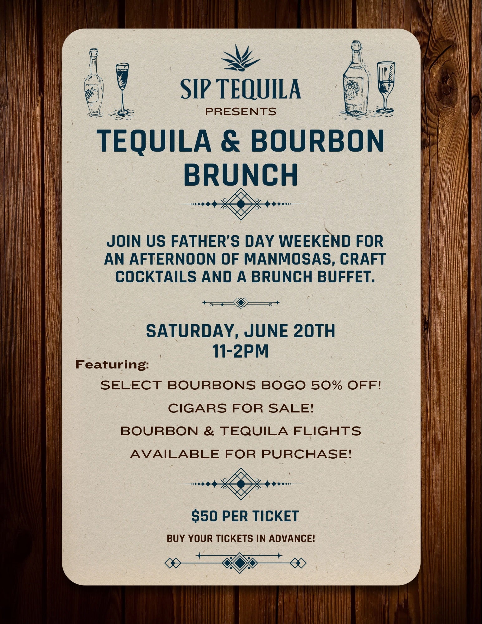 Tequila & Bourbon Brunch