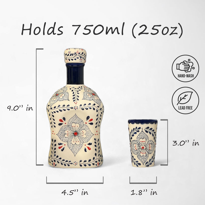 Ceramic Decanter Set - Talavera