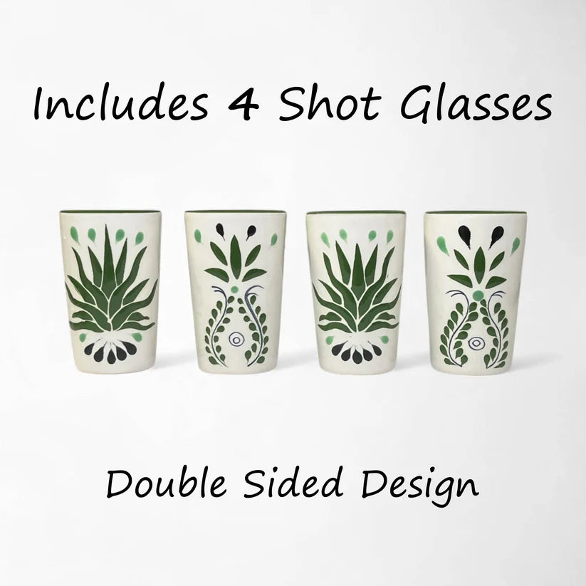Ceramic Decanter Set - Agave
