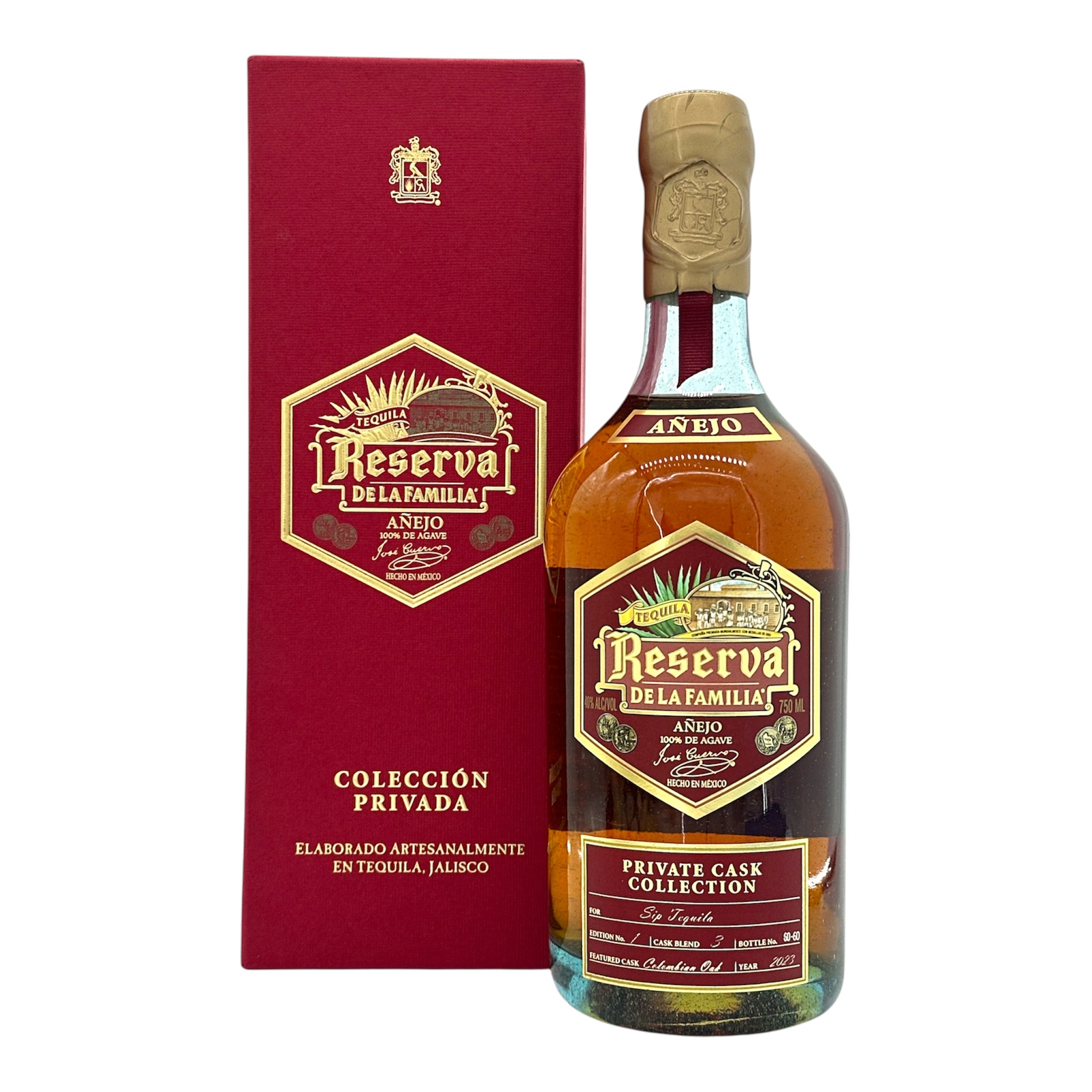 Reserva De La Familia x Sip Tequila Añejo Single Barrel