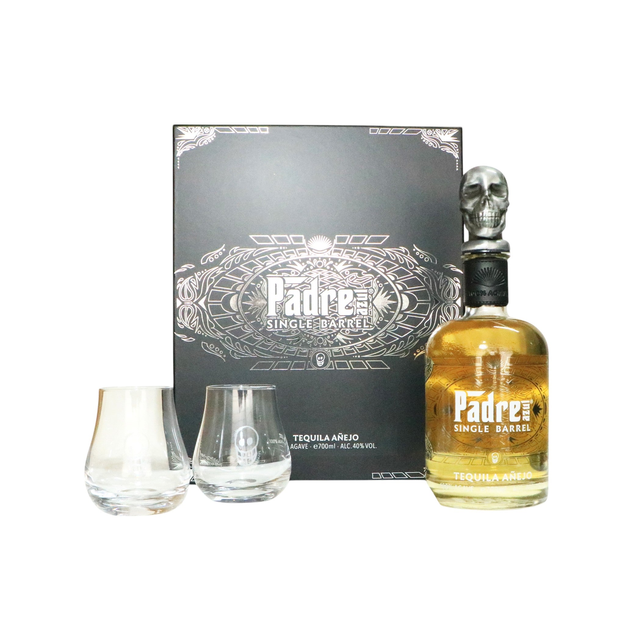 Padre Azul Anejo Single Barrel w/Glasses
