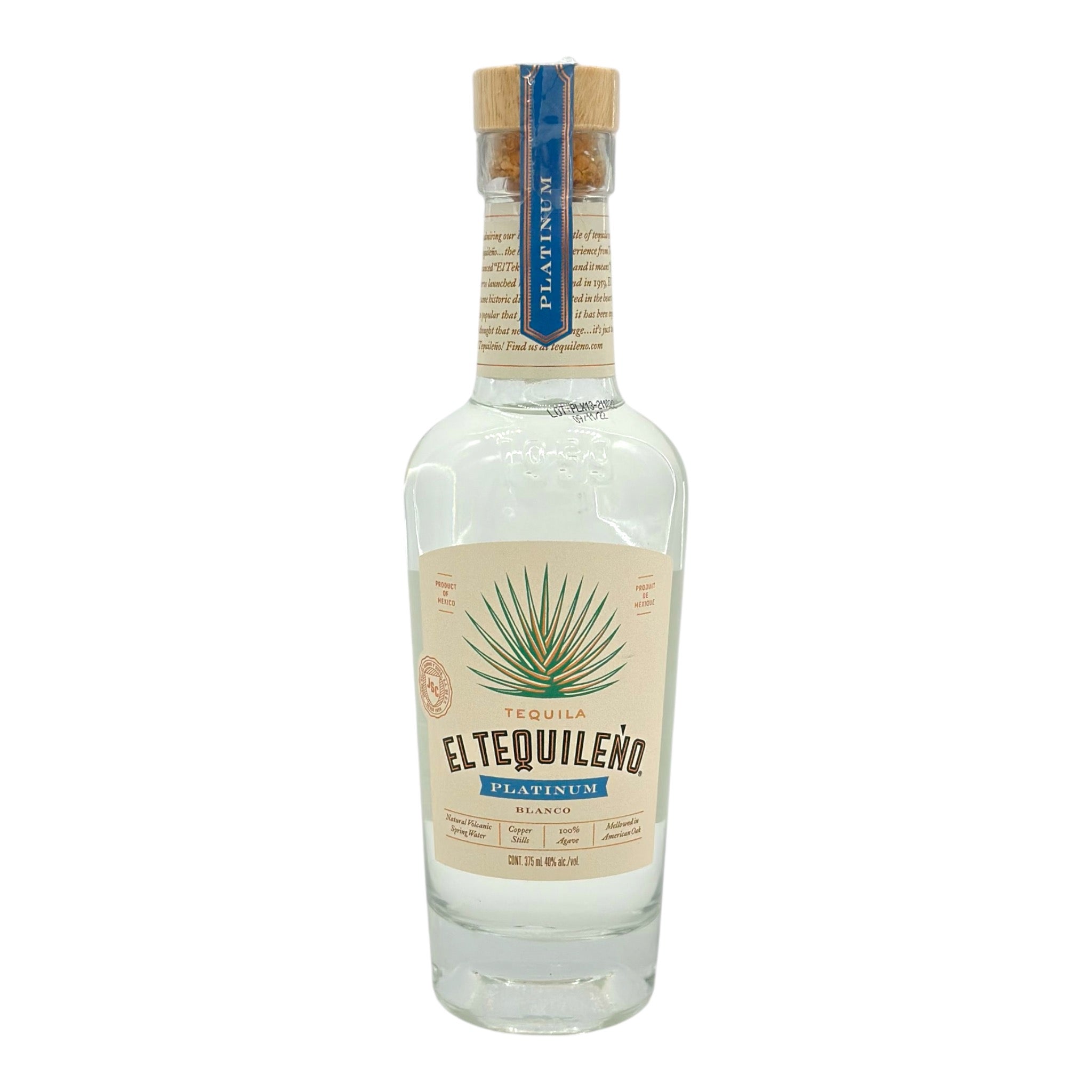 El Tequileño Platino Blanco 375mL