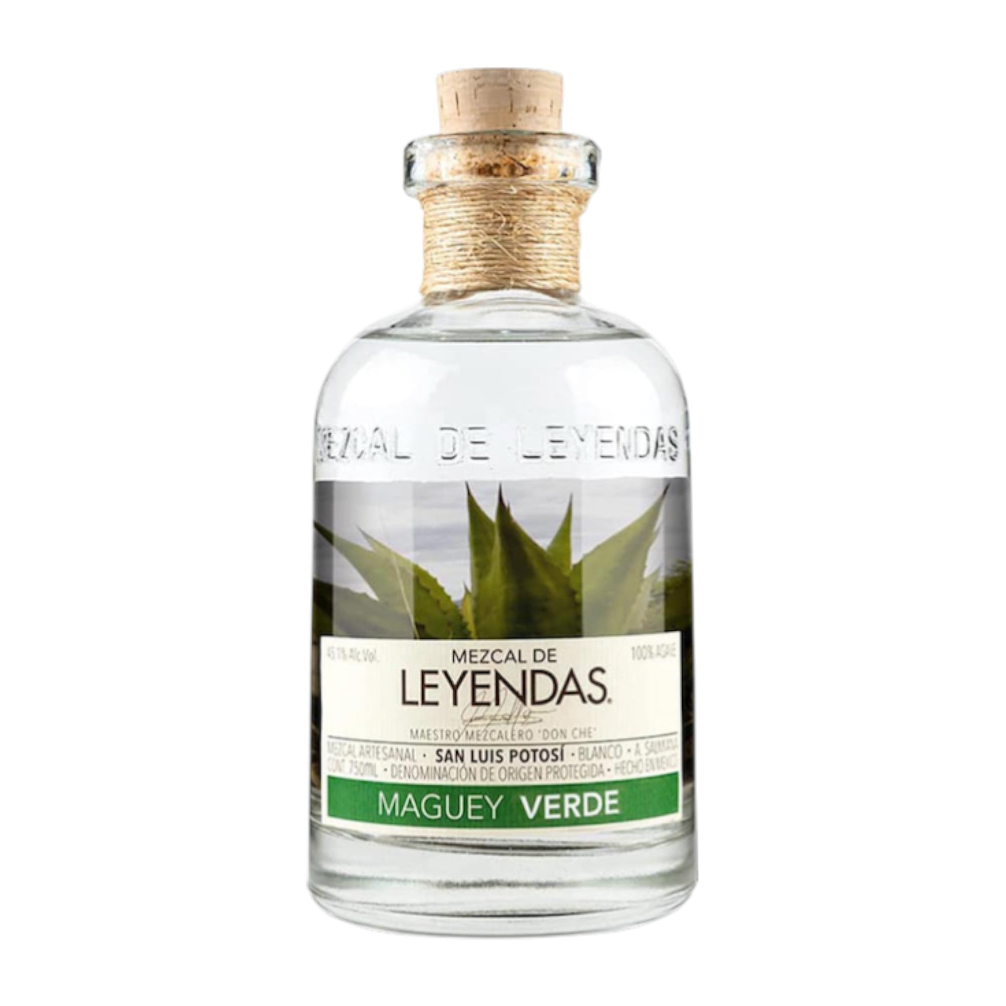 Mezcal de Leyendas San Luis Potosi Verde Mezcal