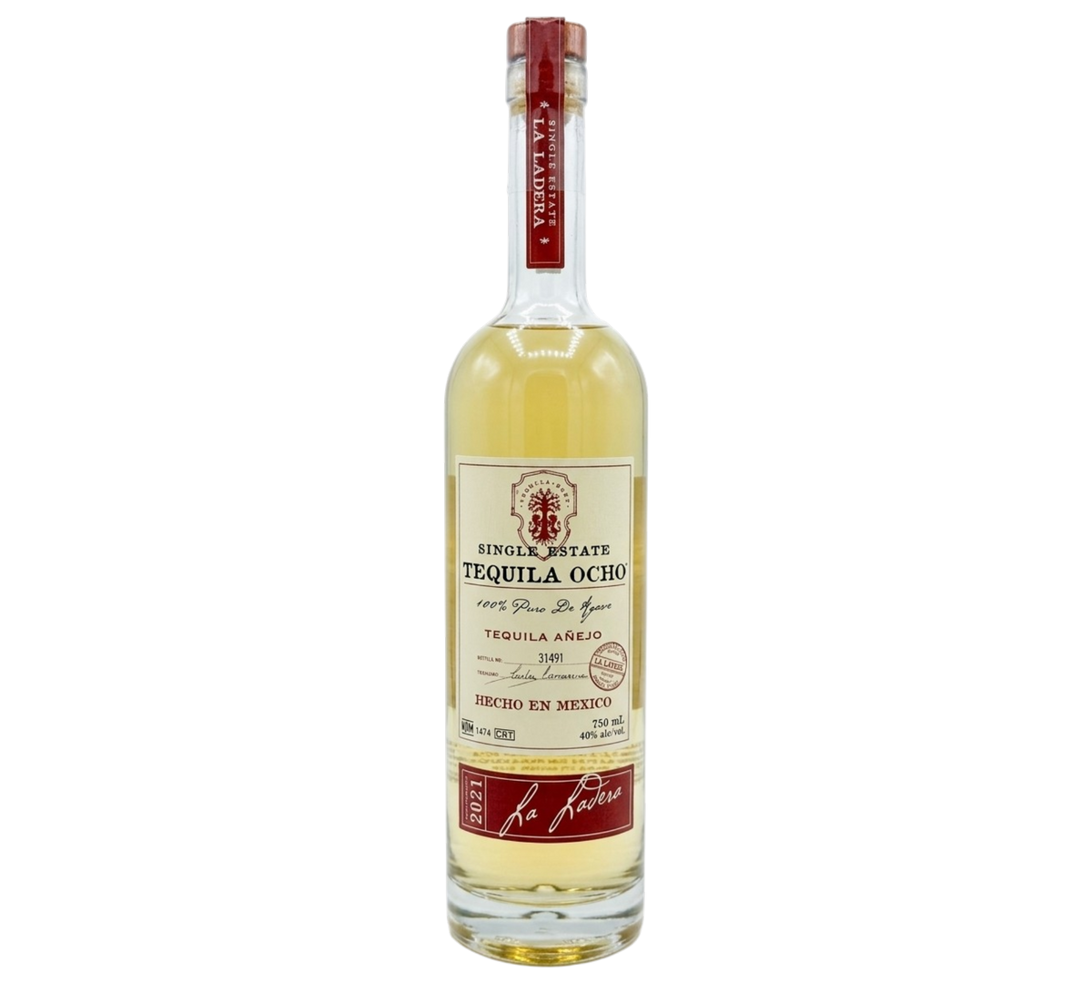 Tequila Ocho Añejo (Old Bottle)