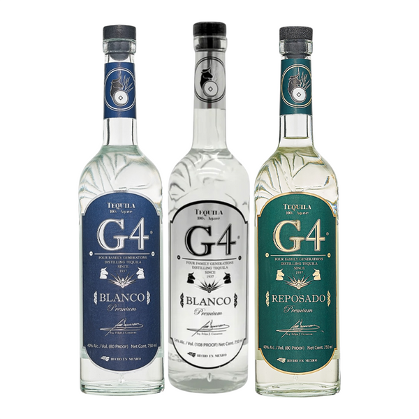G4 Tequila Family Collection 750ml Bundle | Sip Tequila