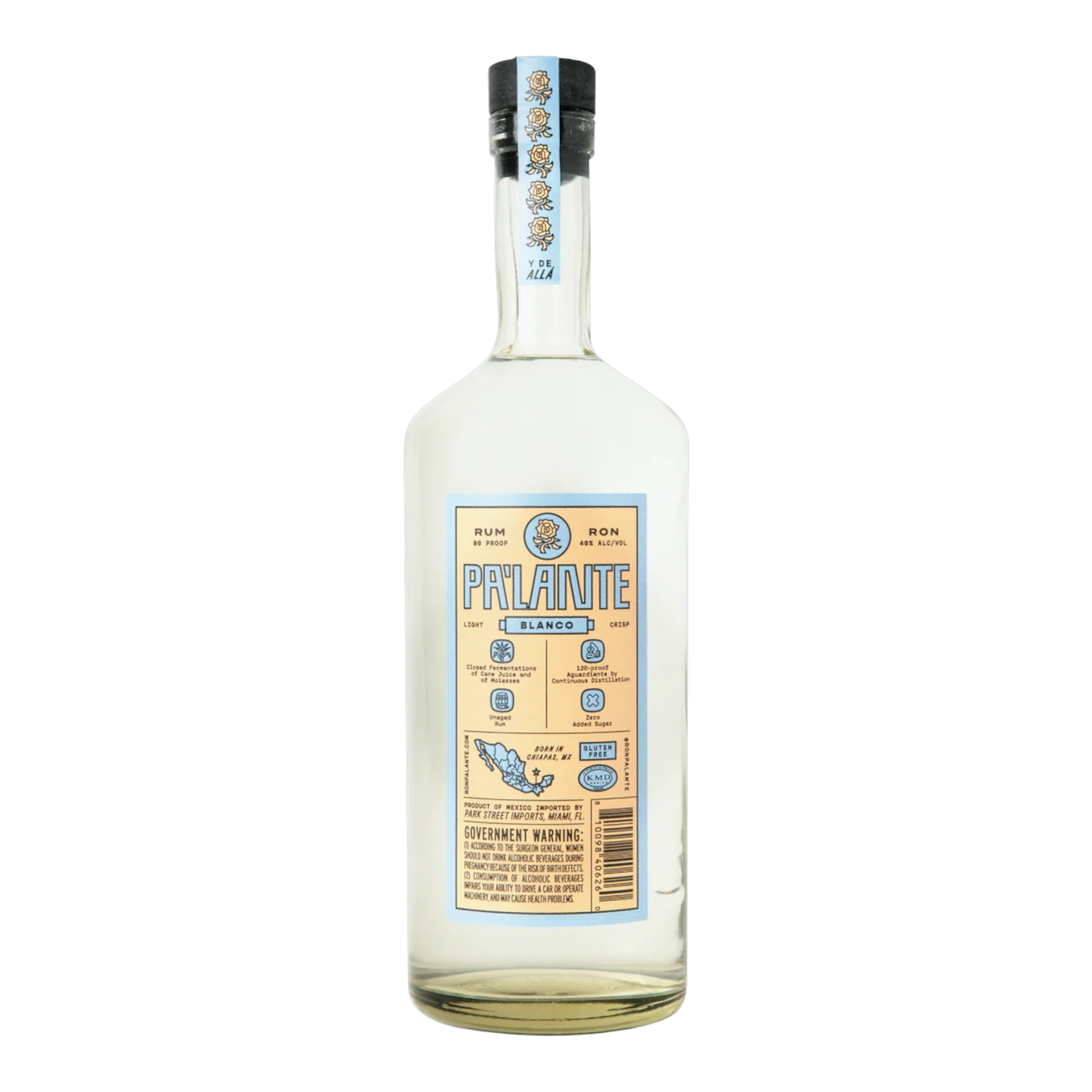 Pa'lante Blanco Rum | Mexican Rum with Cuban Tradition