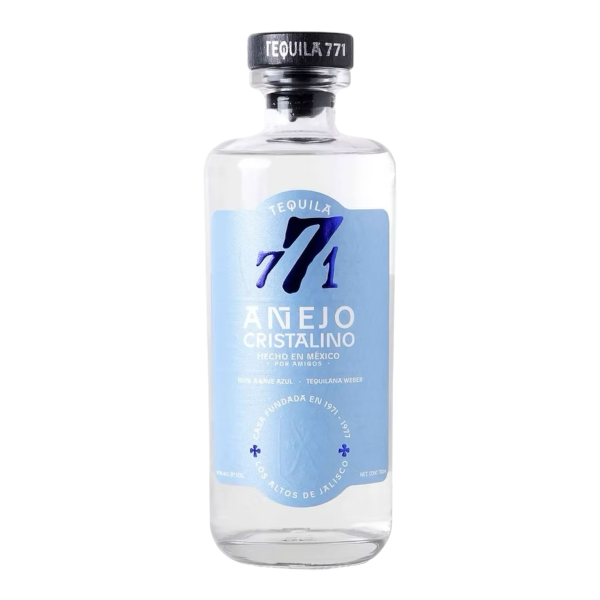 Anejo Cristalino Tequila 771 – Refined, Pure, Aged 18 Months | Sip