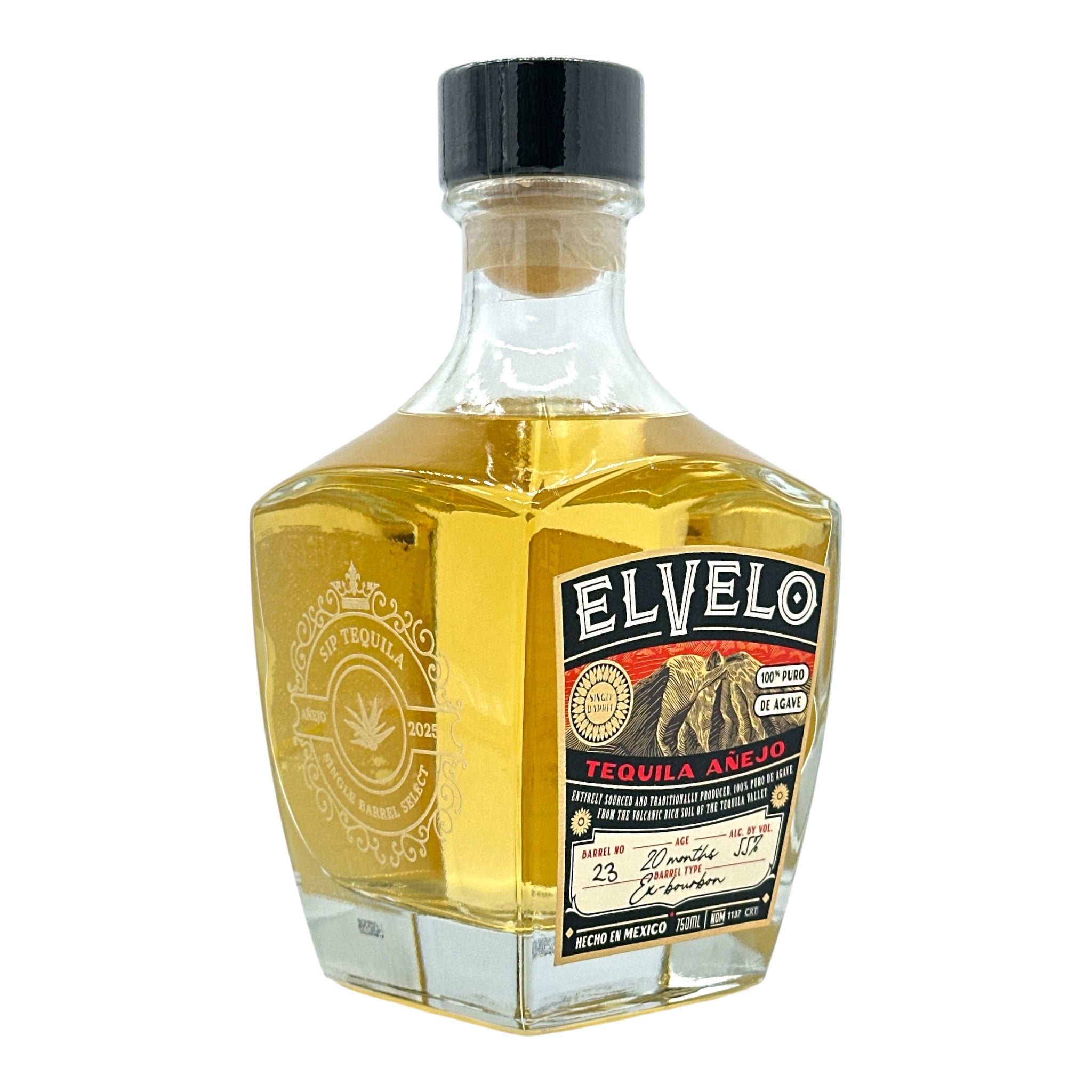 ElVelo x Sip Tequila Anejo Single Barrel