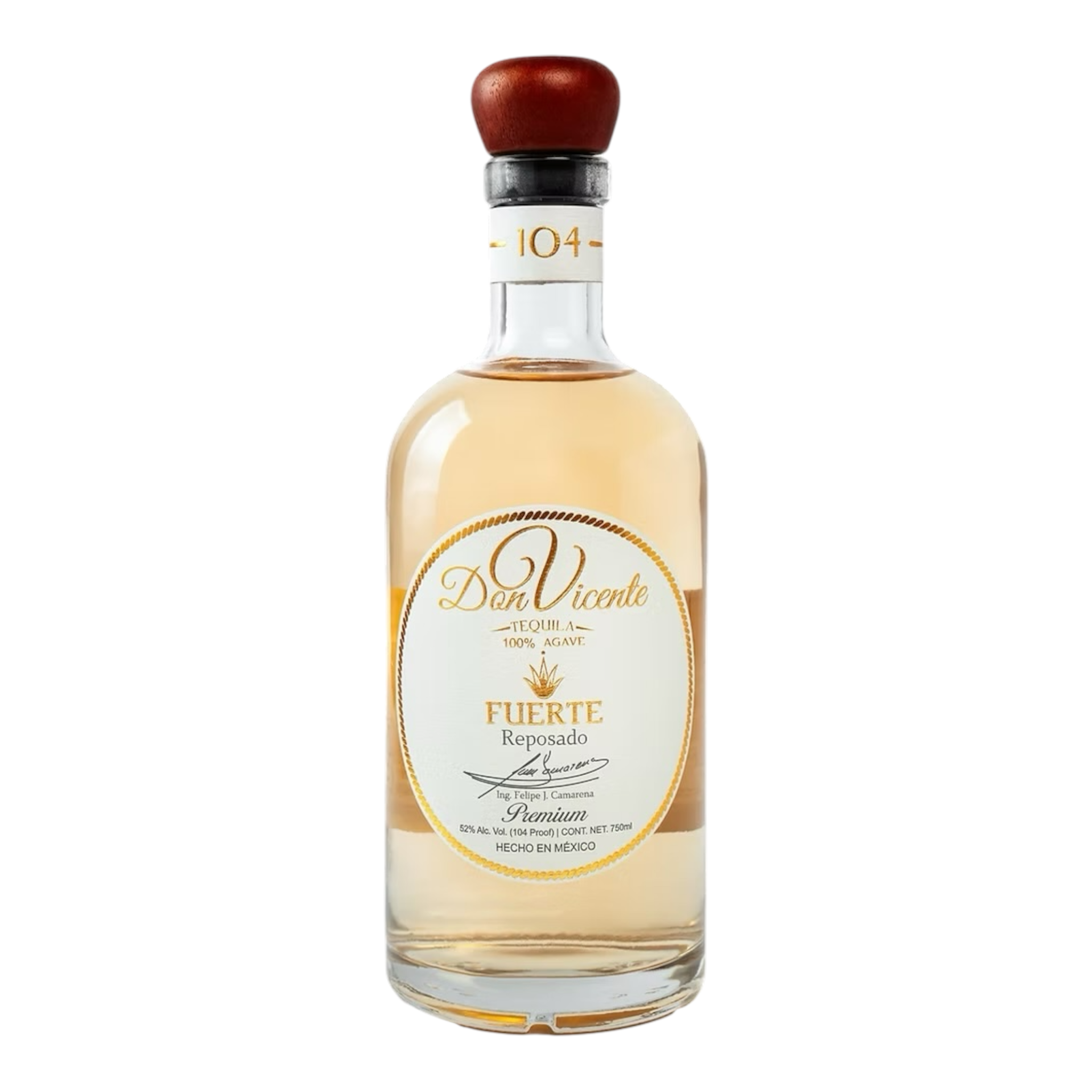 Don Vicente Fuerte Reposado 104 Proof