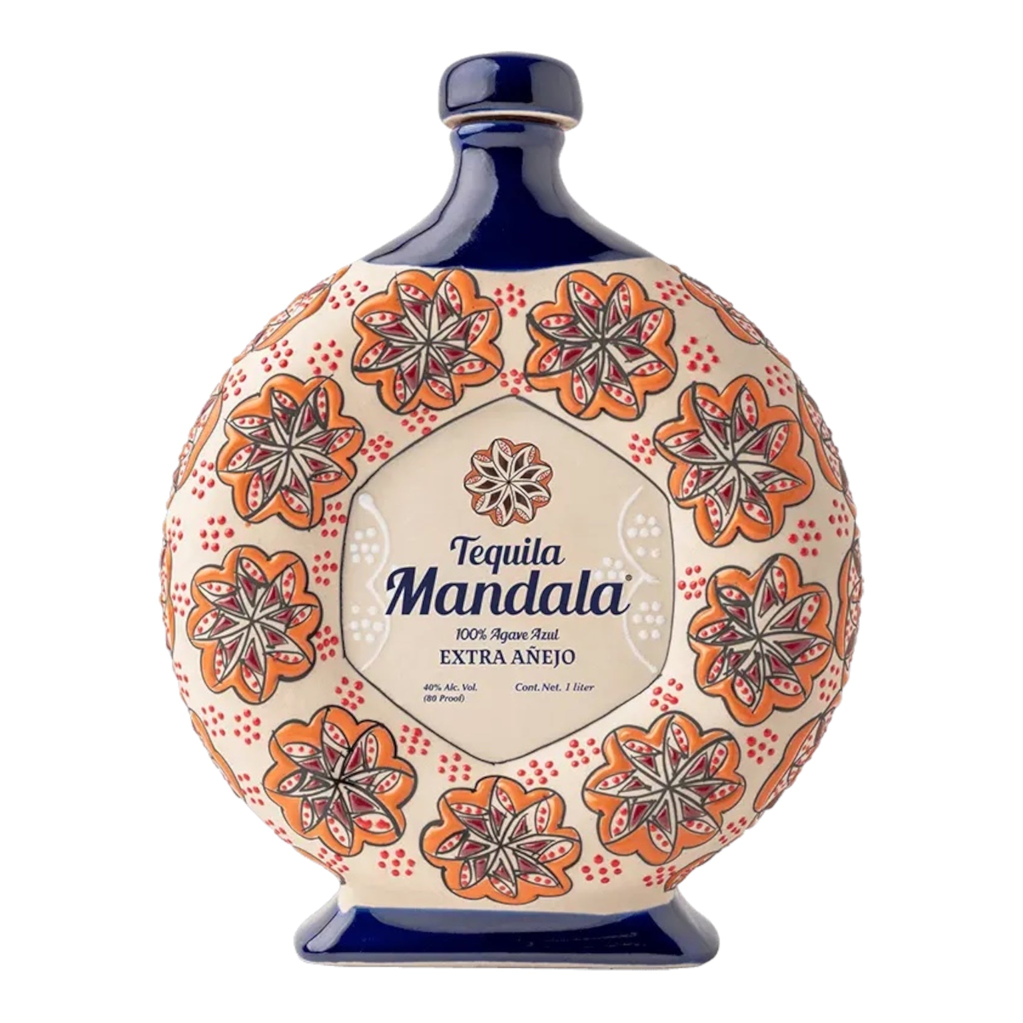 Mandala Extra Anejo Tequila 1L Ceramic