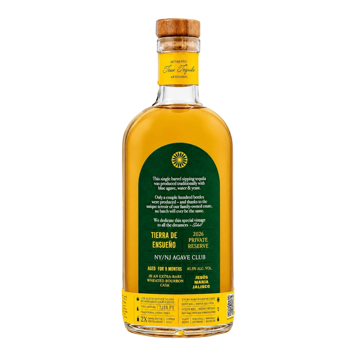 Tierra de Ensueno x NYNJ Agave Club Single Barrel Reposado