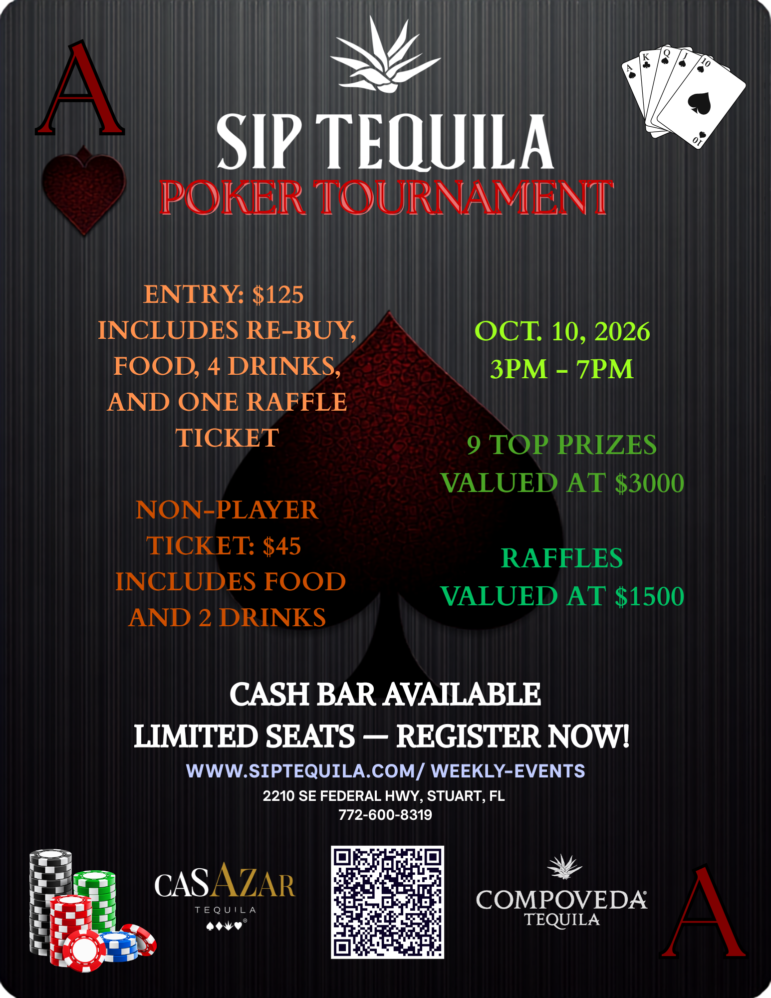 Sip Tequila Poker Tournament