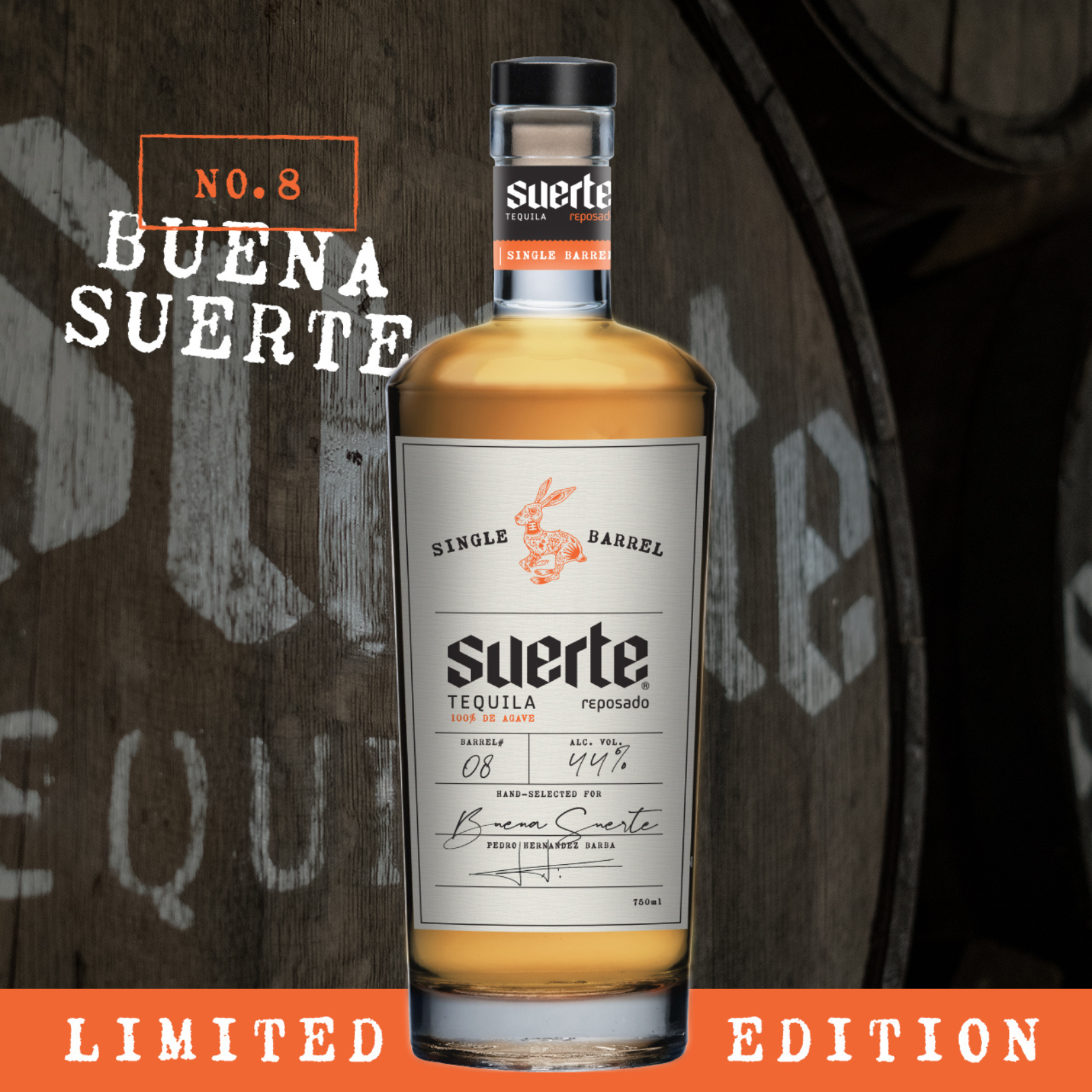 SUERTE REPOSADO SINGLE BARREL NO. 8 – BUENA SUERTE