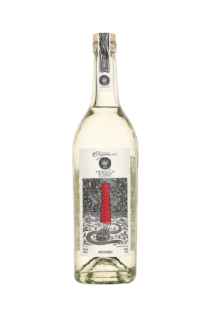 123 Organic Tequila Blanco (Uno) 375mL