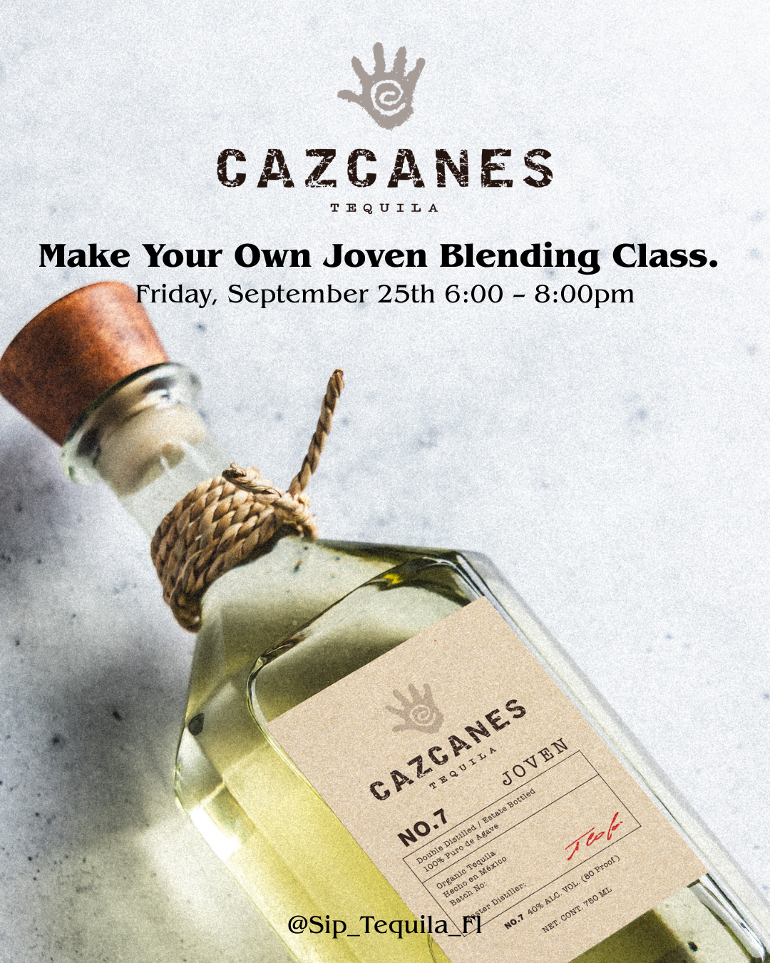 Cazcanes Brand Showcase: Make Your Own Joven Blending Class