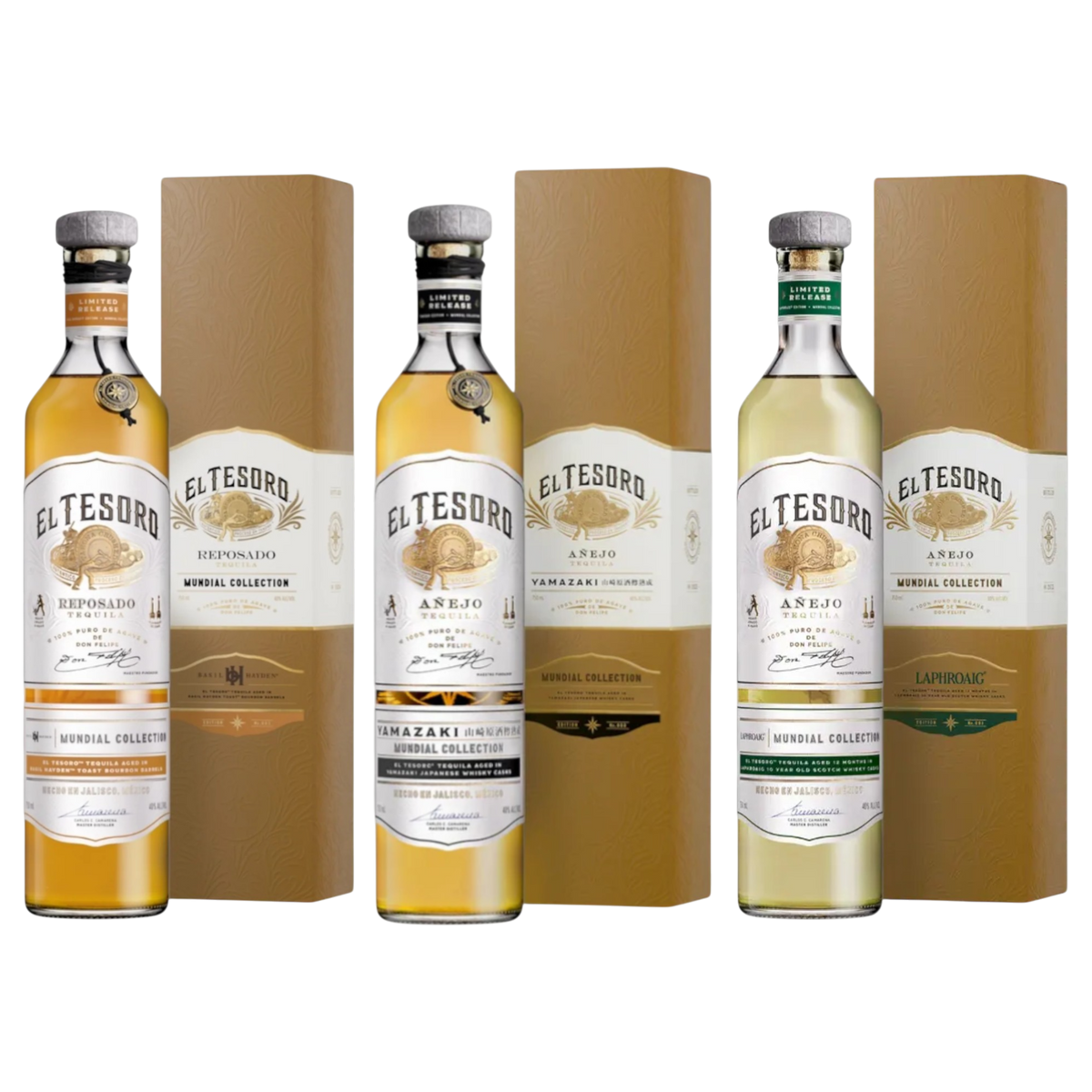 El Tesoro Mundial Family Collection – Premium Tequila | Sip Tequila