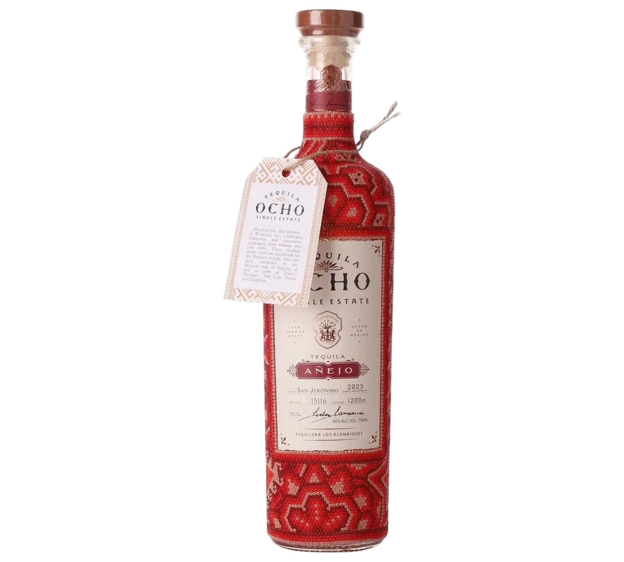 Tequila Ocho Anejo Huichol Art Edition Tequila