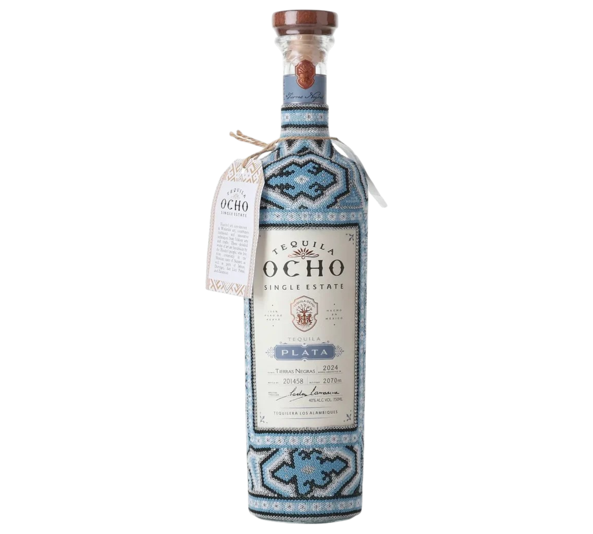 Tequila Ocho Plata Huichol Art Edition Tequila